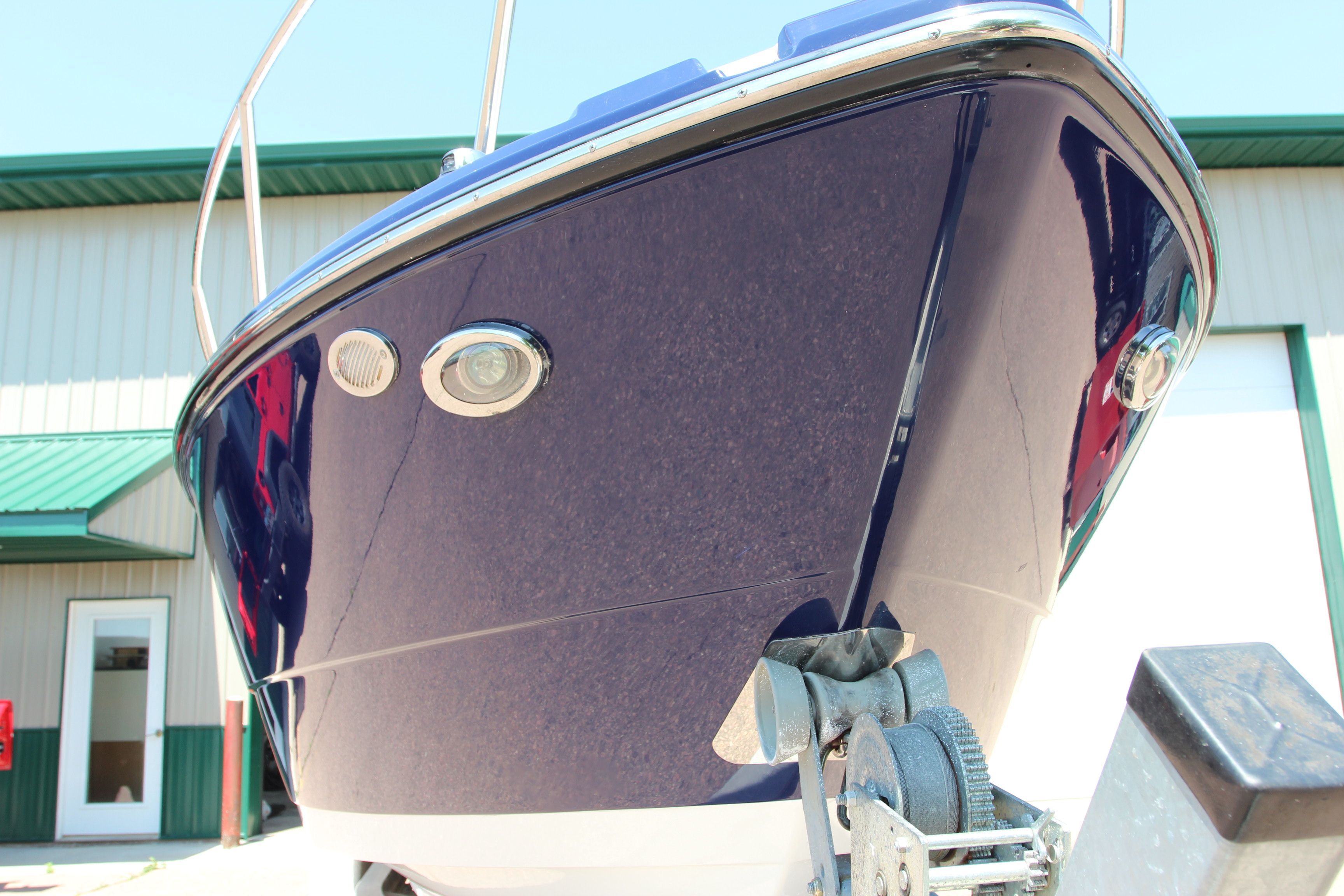 2015 Monterey 268SSC boat on a trailer.
