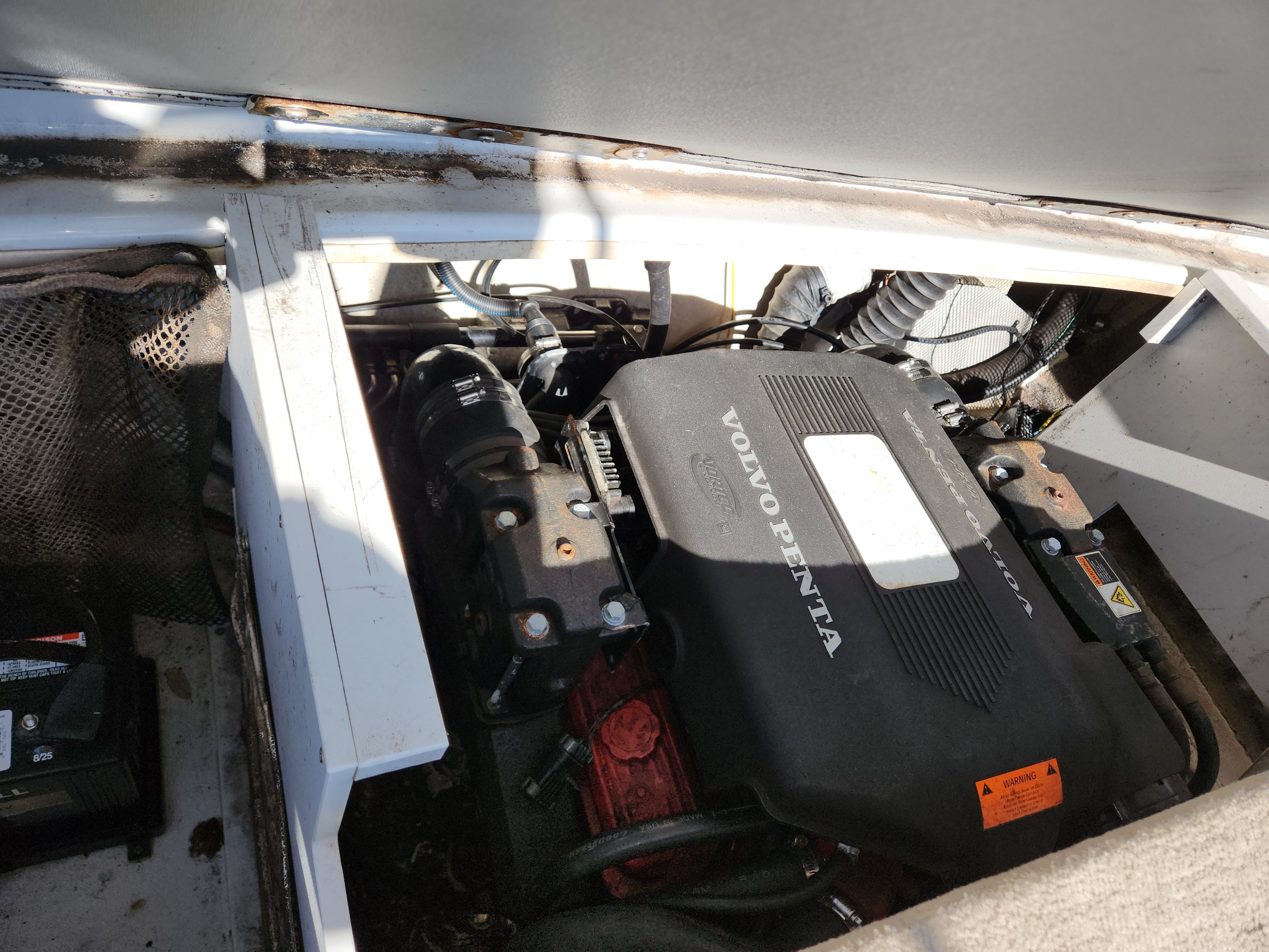Volvo Penta engine in 2003 Crownline 225 BR boat.