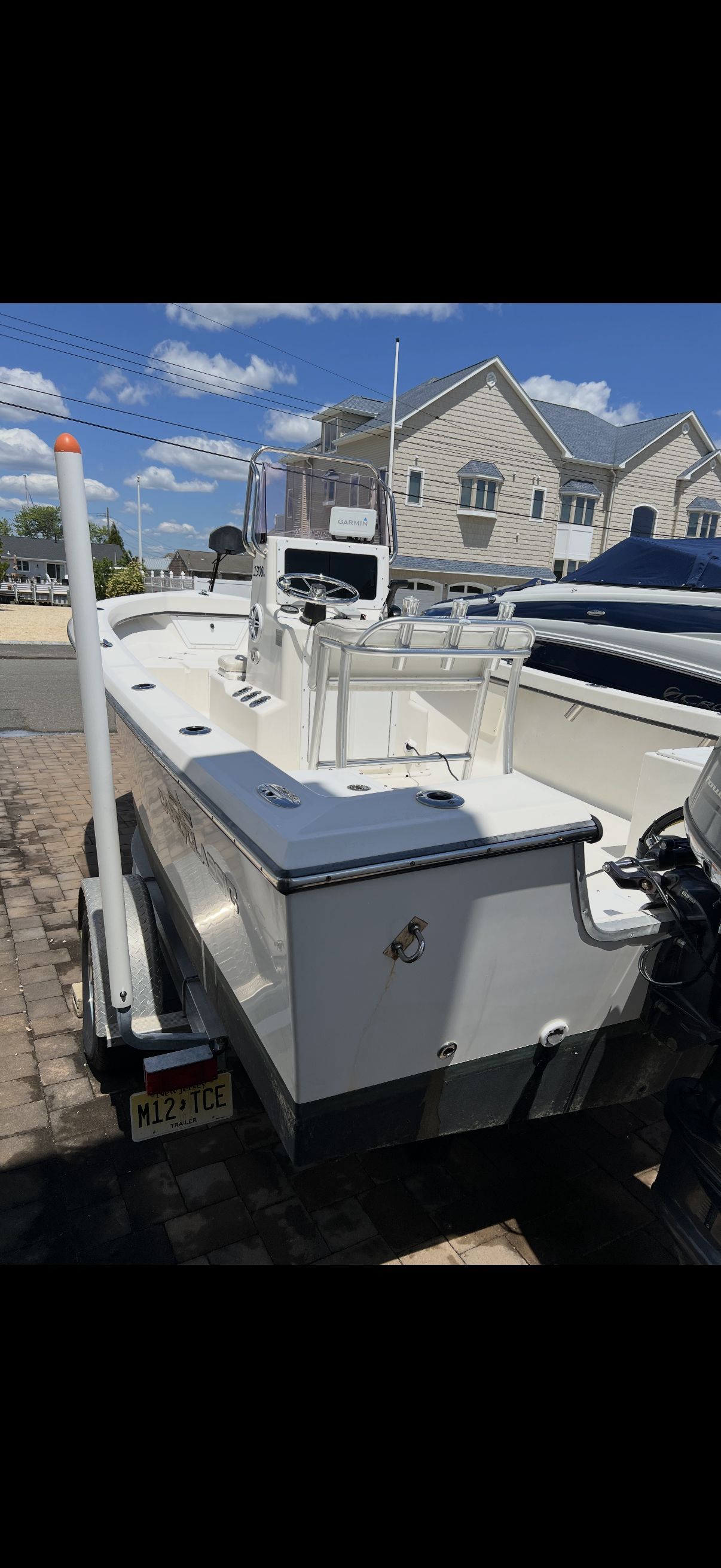 2020 Center Console Maycraft on a trailer, ready for adventure.