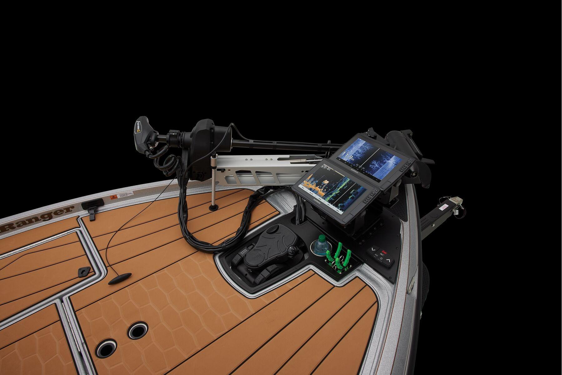 Manufacturer Provided Image: 2026 Ranger Z520R Ultra boat deck with advanced navigation and control systems.