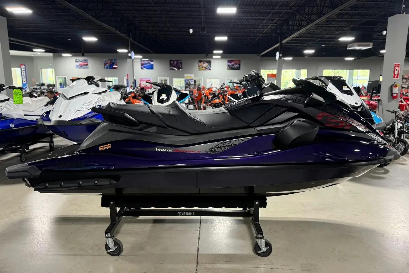 2026 Yamaha WaveRunner GP HO jet ski displayed in showroom.
