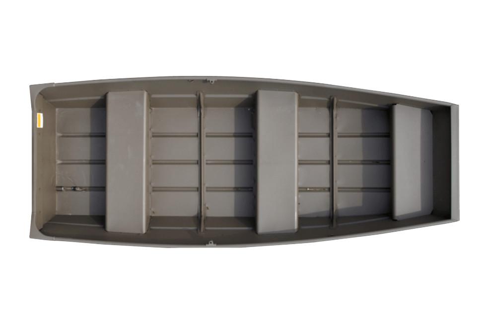 Manufacturer Provided Image: 2025 Crestliner 1040 CR Jon boat, top view, showcasing interior layout and seating.