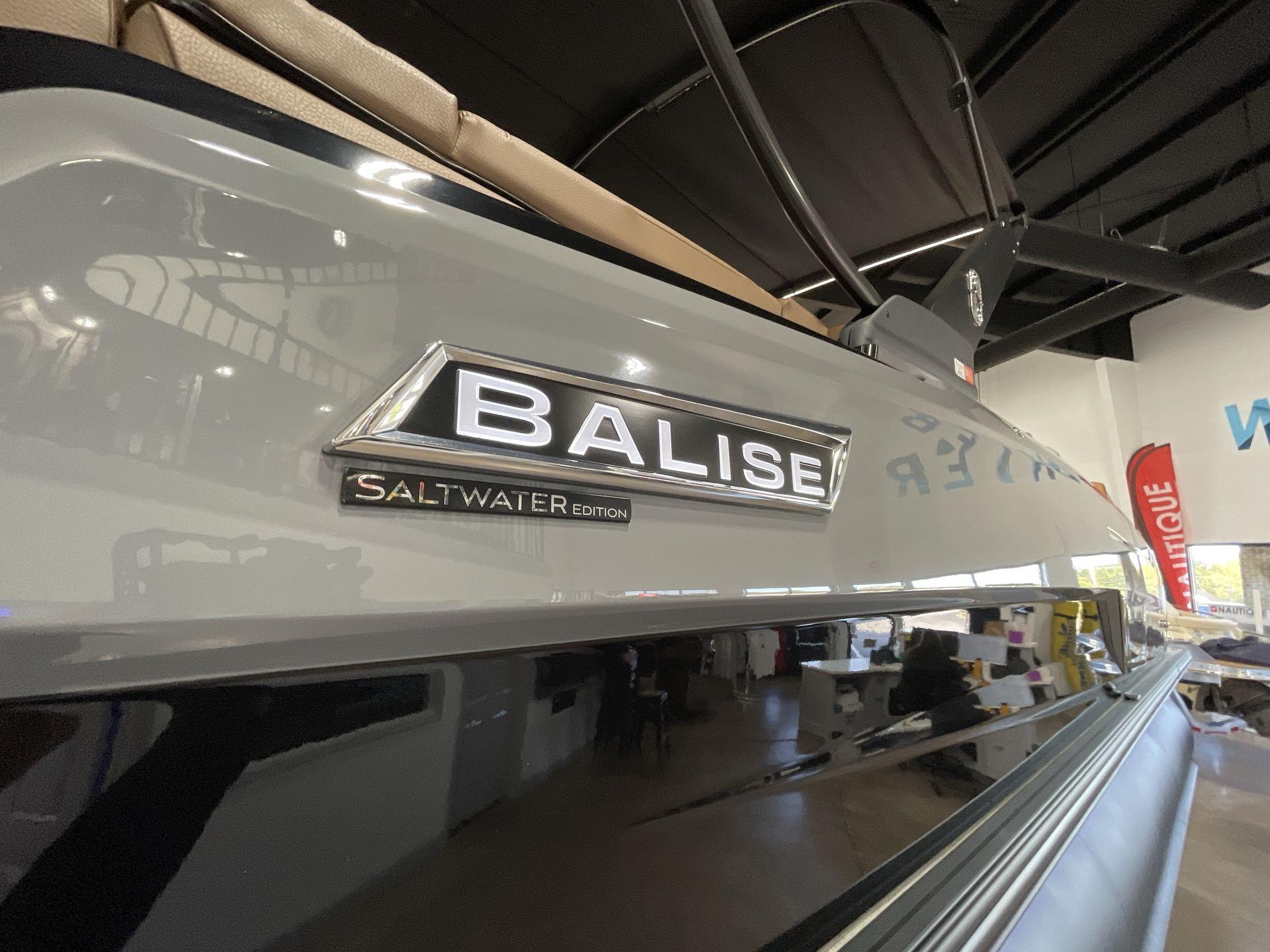 2025 Balise Horizon 26C Saltwater Edition boat in showroom.