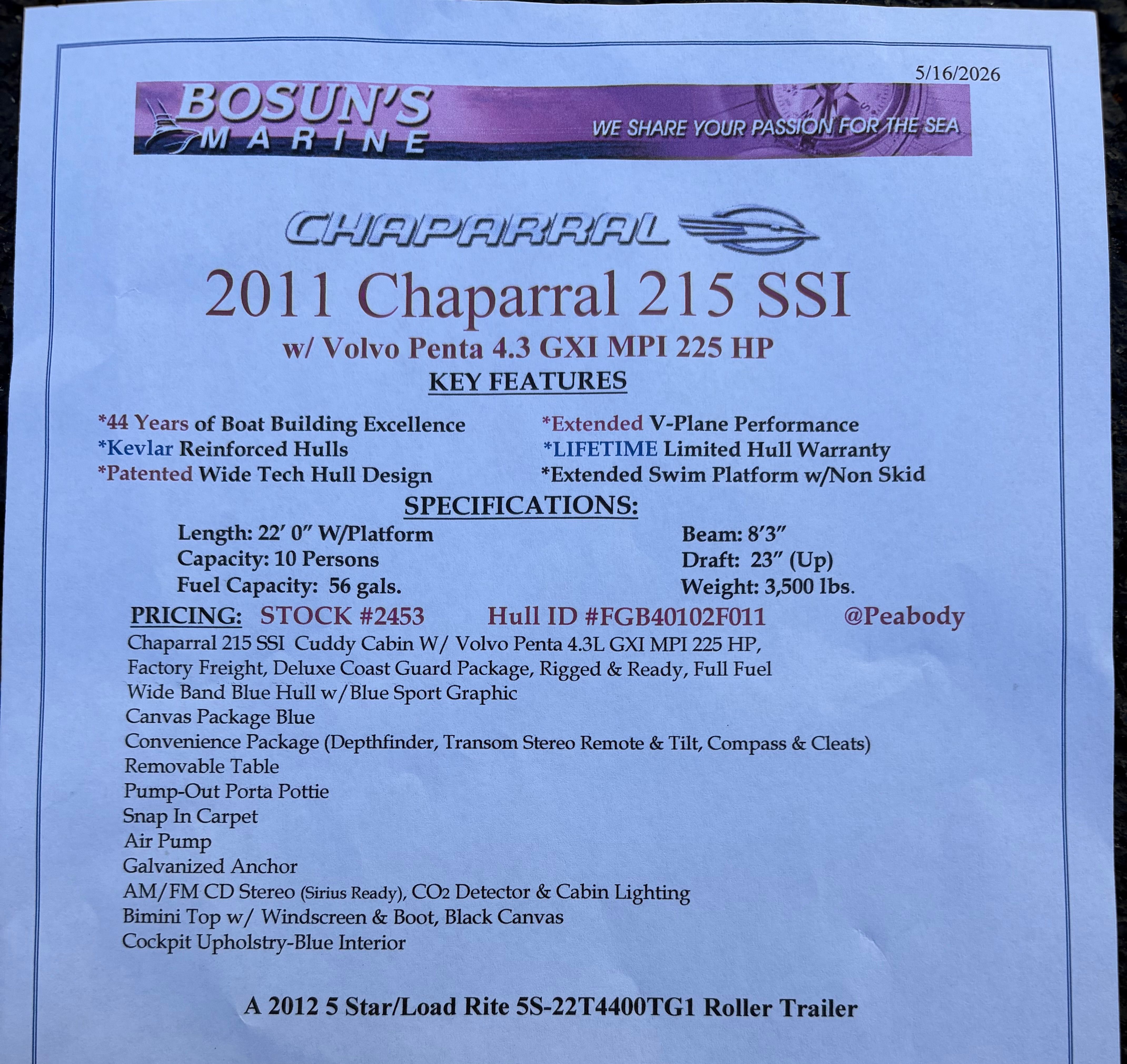 2011 Chaparral 215 SSi - 30