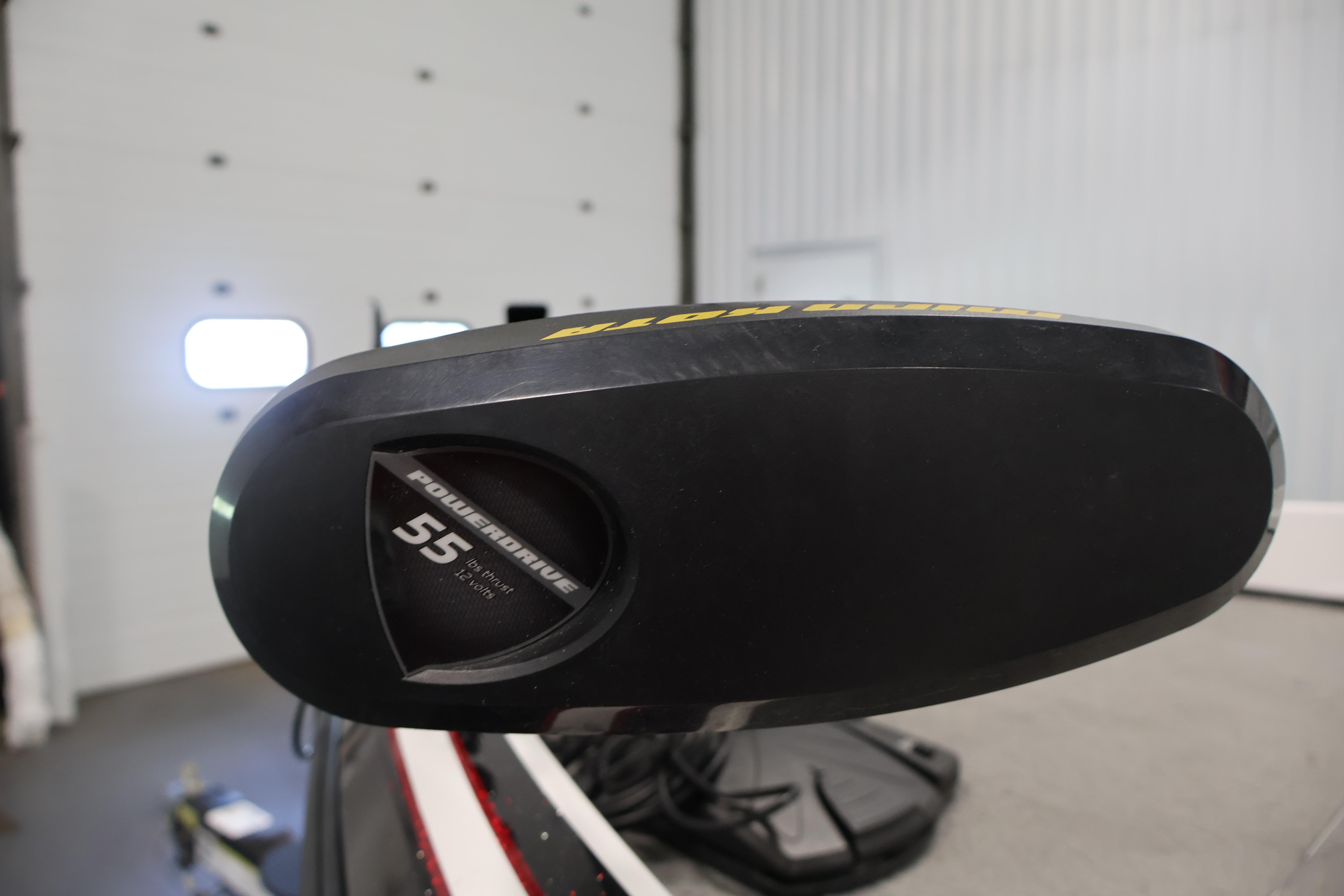 2019 Nitro Z19 Sport boat with PowerDrive 55 trolling motor.