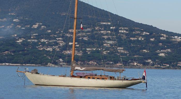 1939 Sailboat Race Bermudian Cutter