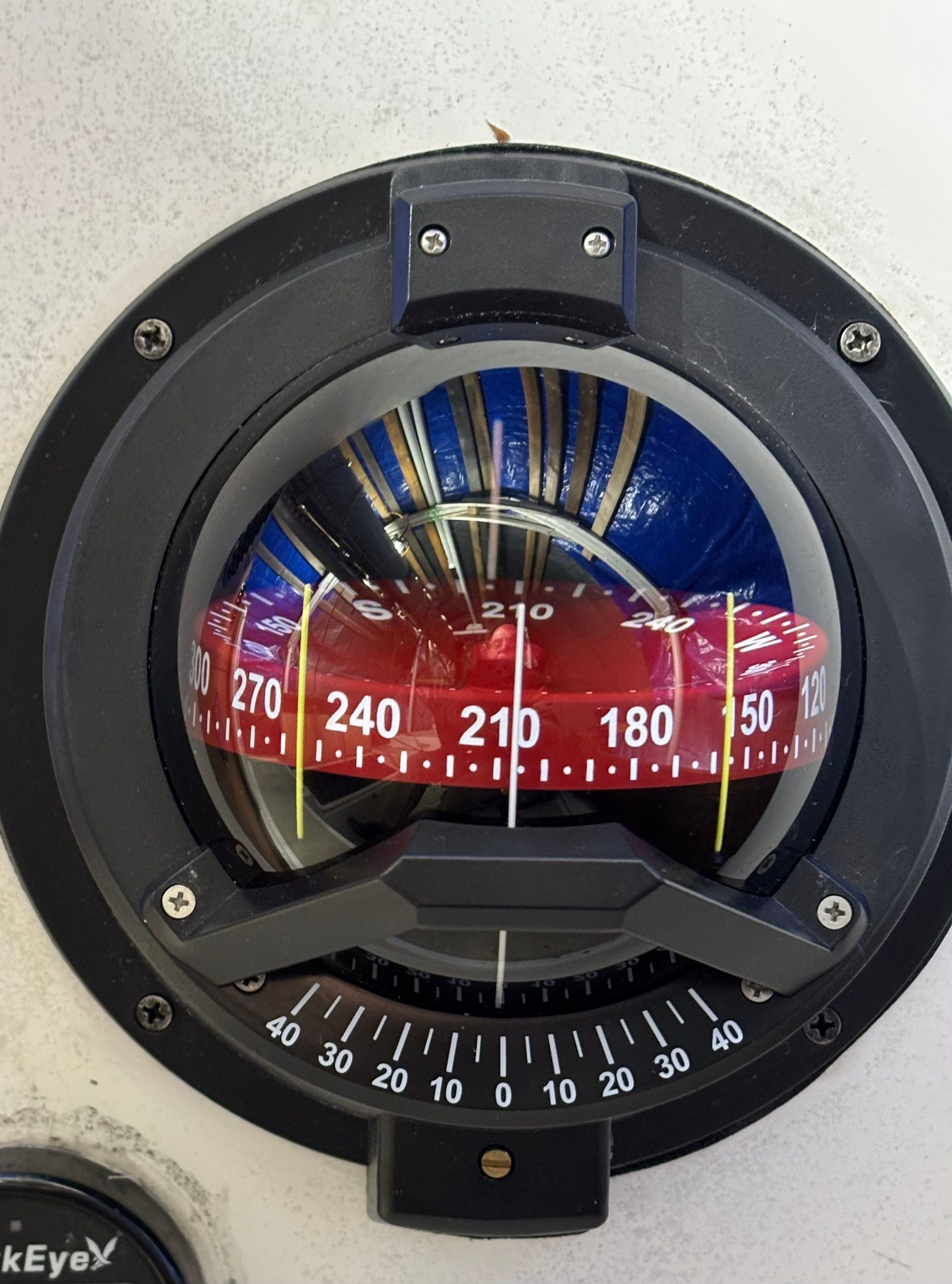 Compass on a 1986 Cape Dory 26 boat.