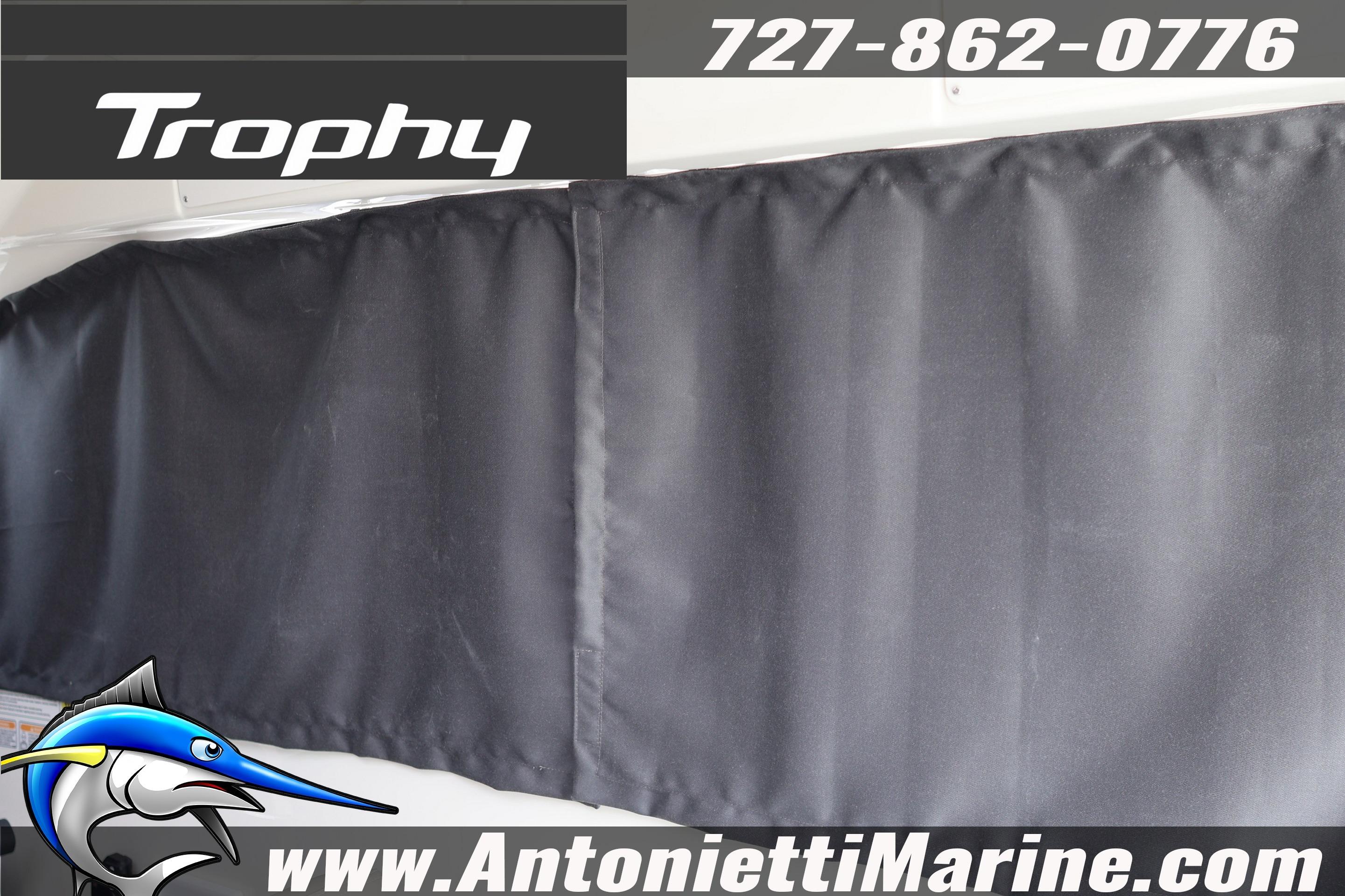 2026 Bayliner Trophy T25 Explorer advertisement with contact details and website.