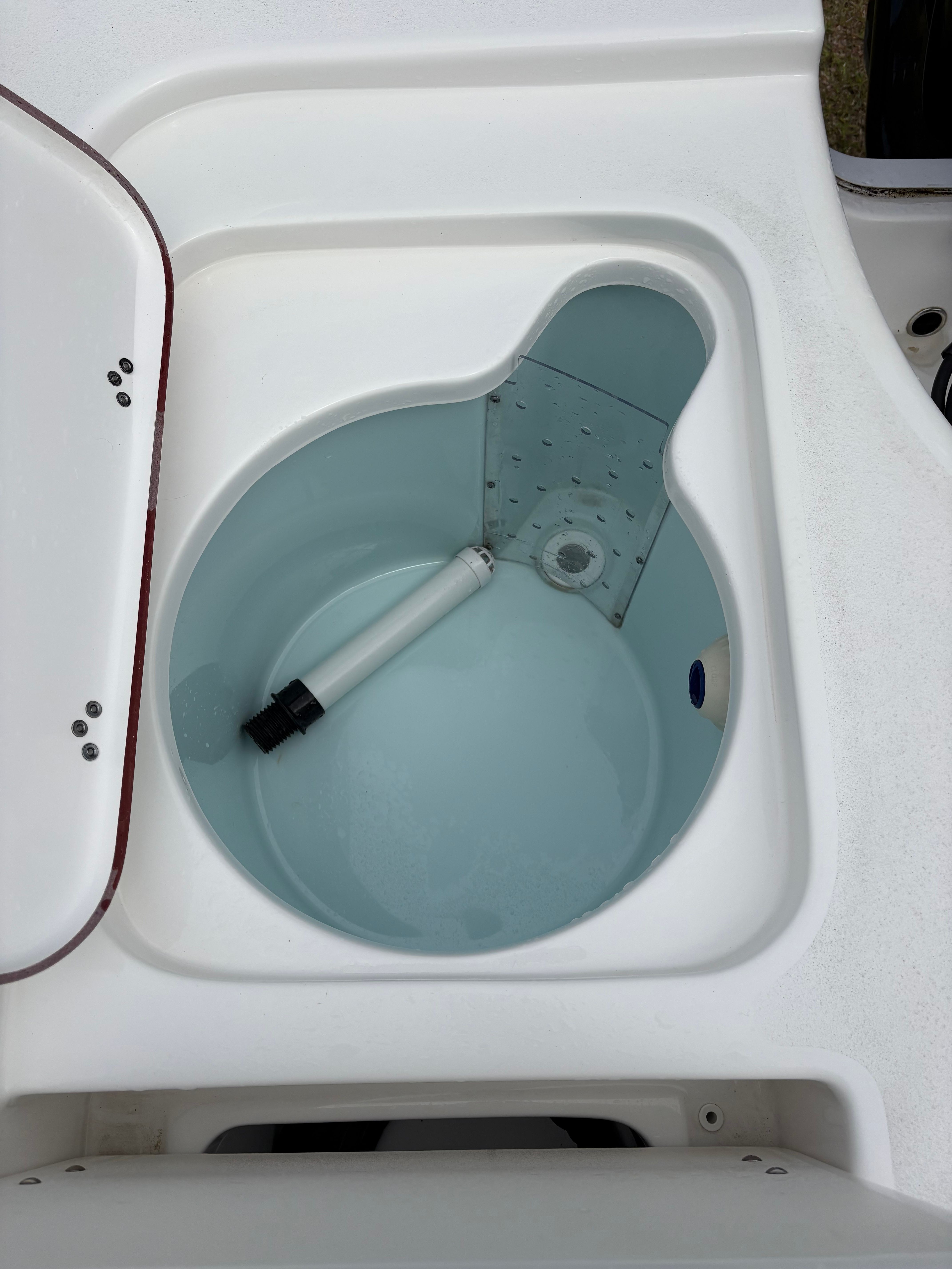 Interior view of a 2025 Sea Pro 230 Bay boat.