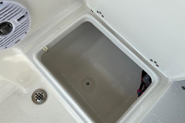 Interior of Key West 189 FS boat, model year 2026.