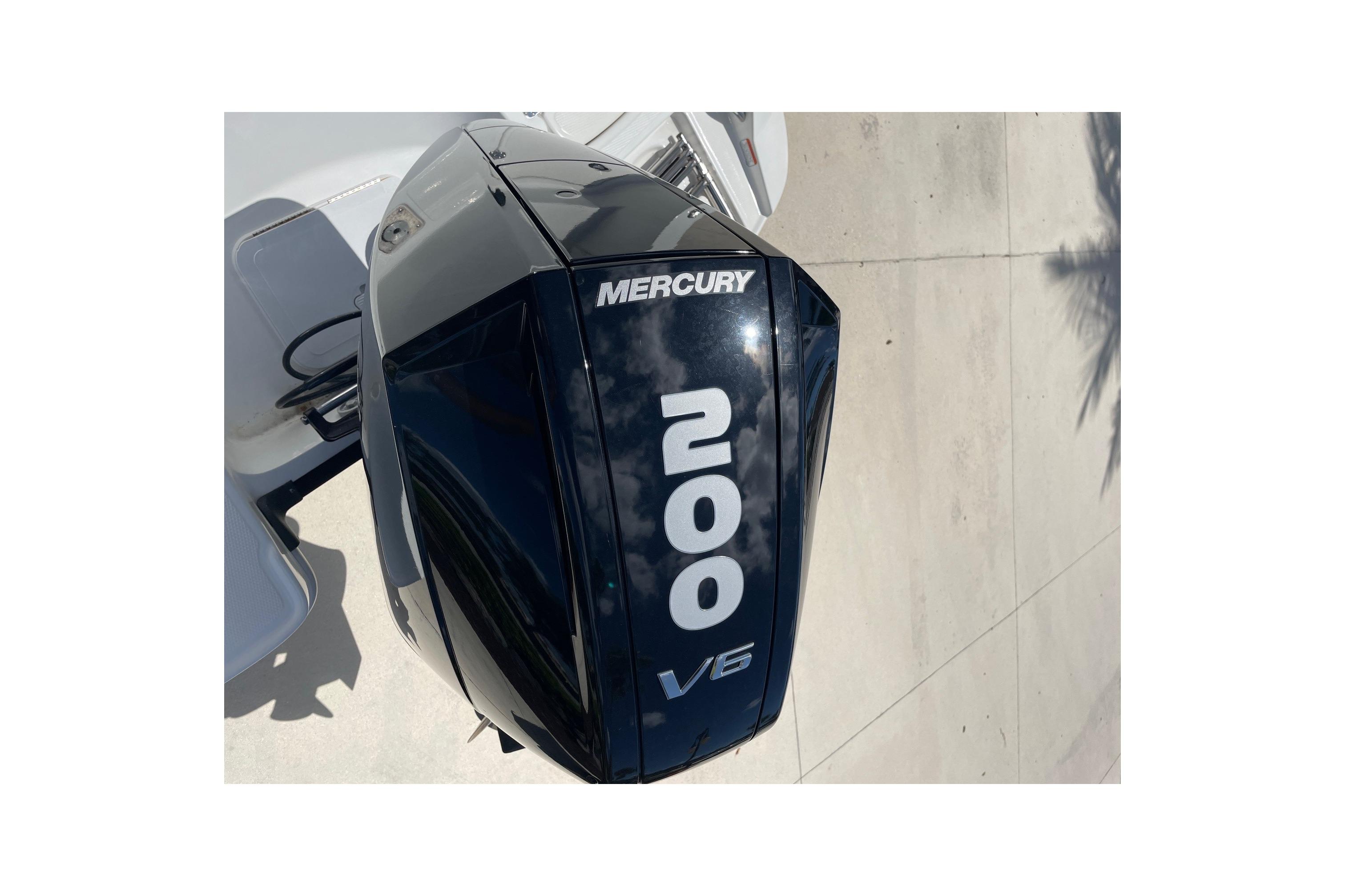 2024 Tahoe 2150 OB with Mercury 200 V6 outboard motor.