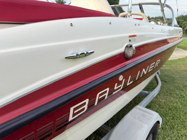 2012 Bayliner 184 SF boat on a trailer.