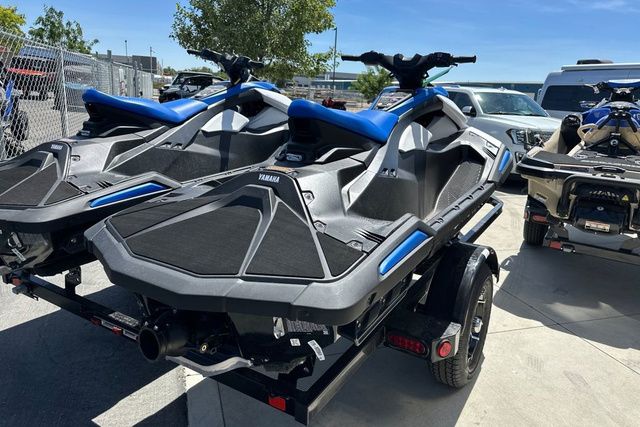 Two black 2026 Yamaha WaveRunner Jetblasters on a trailer.