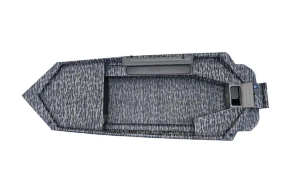 Top view of a 2025 Havoc 1860 boat with a textured gray finish.