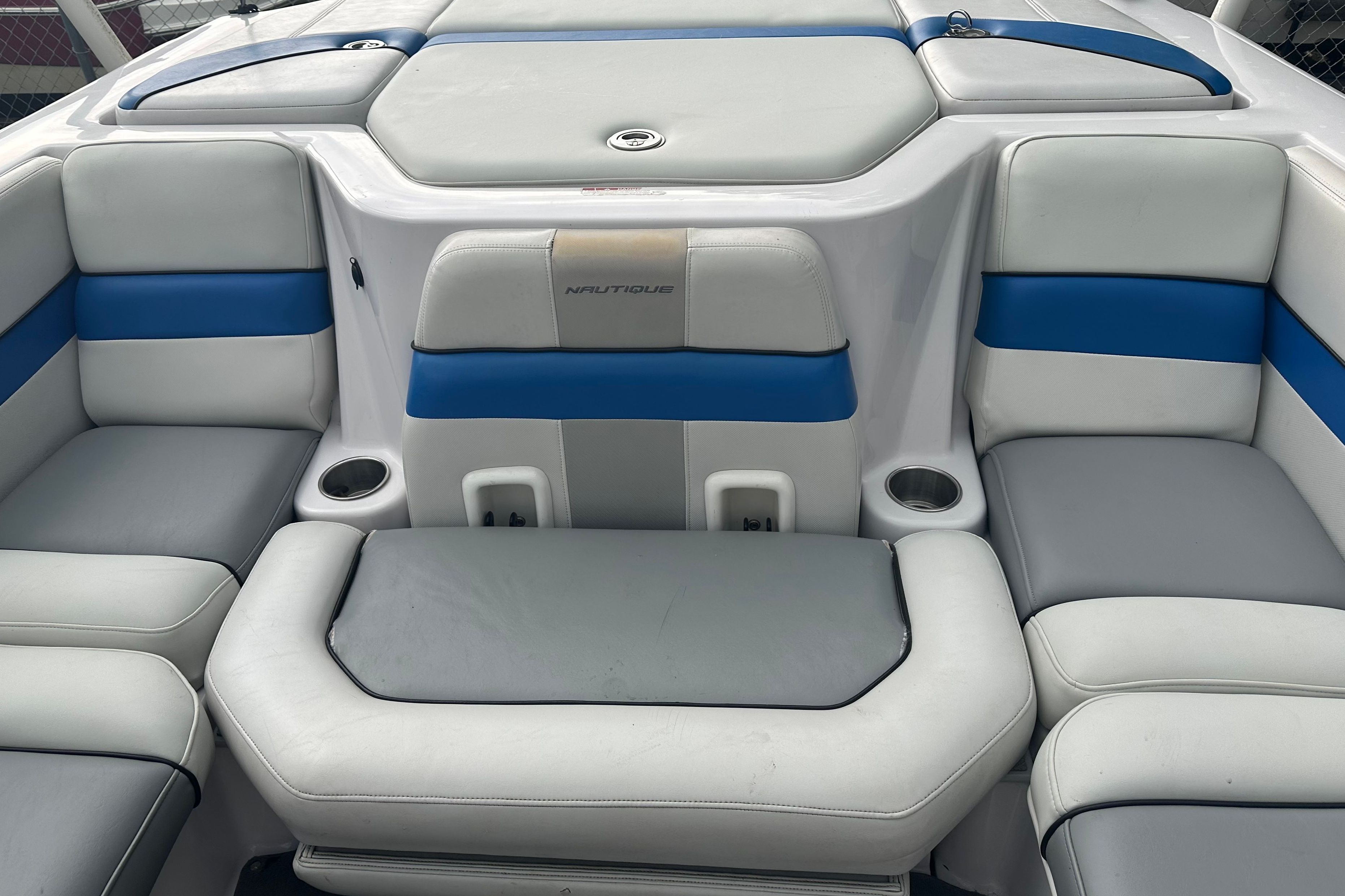 Interior of a 2008 Nautique Super Air Nautique 220 boat.
