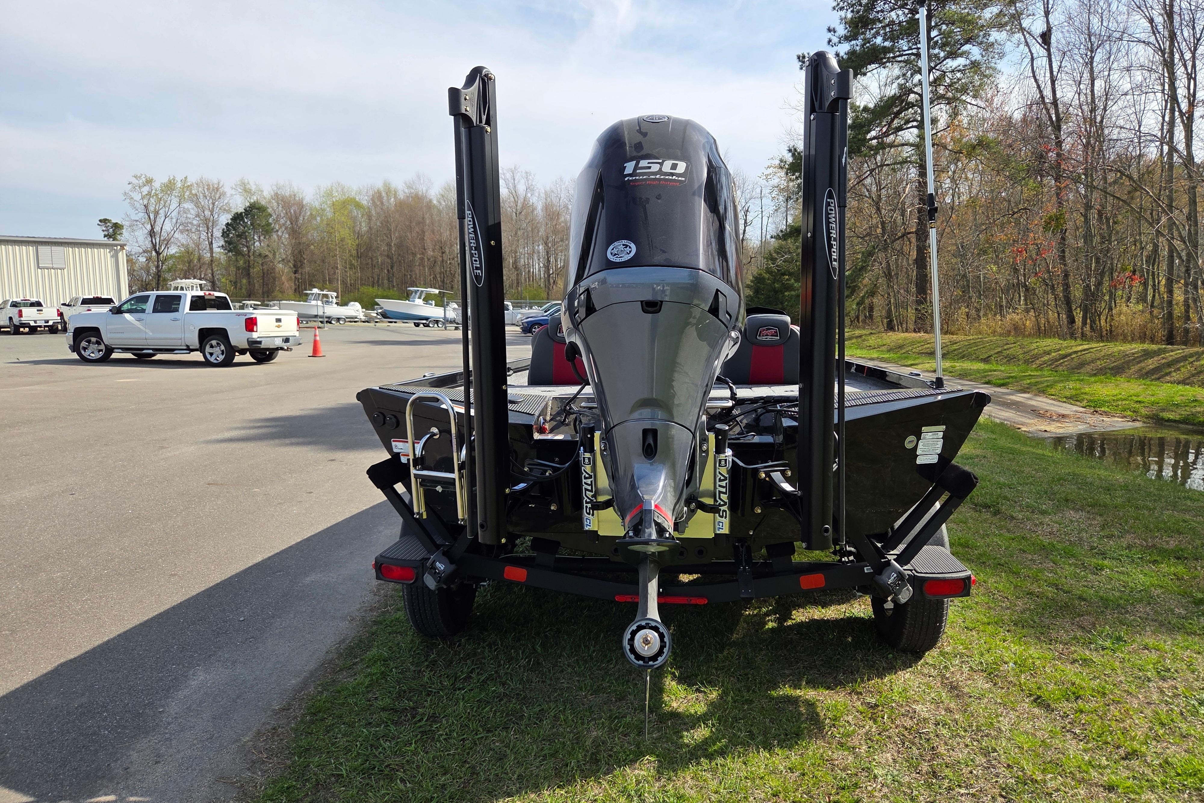Ranger RT198P 2026 boat with outboard motor on trailer.