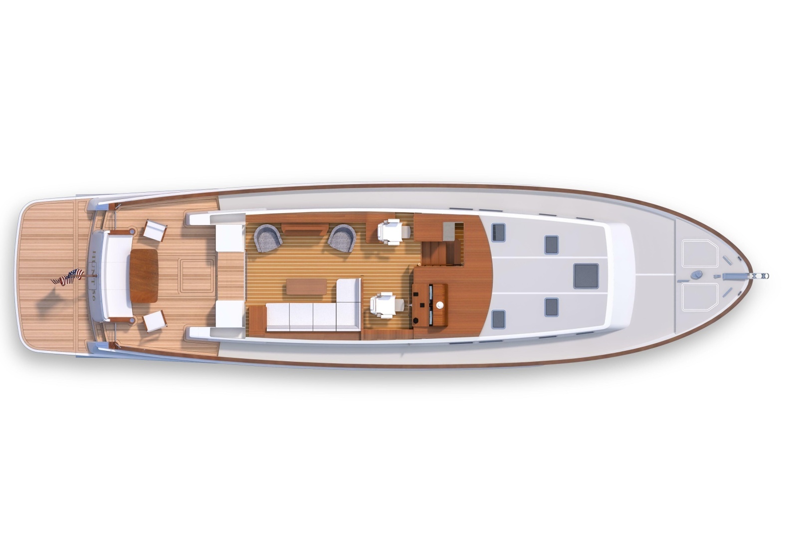 2027 Hunt Yachts 56 Flybridge - Image 17