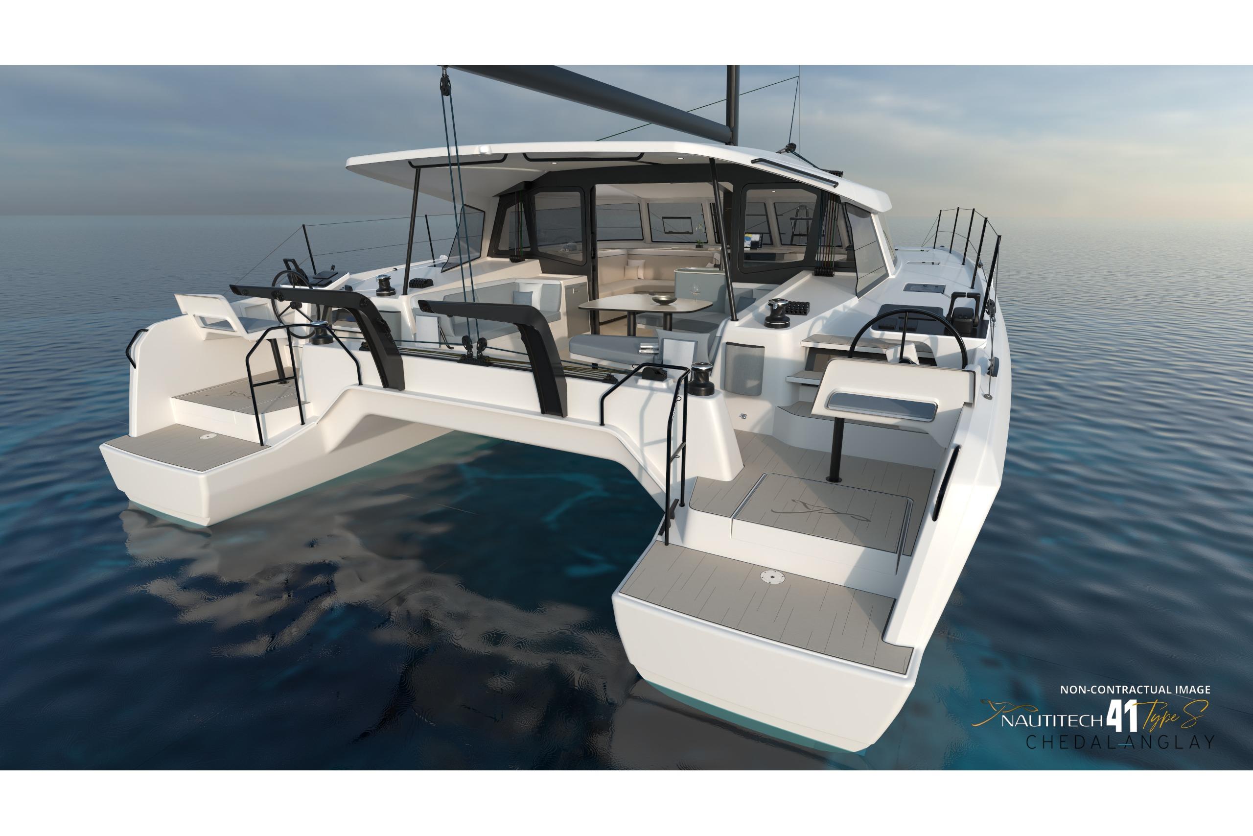 Nautitech 41 Type S 2026 catamaran on calm water.