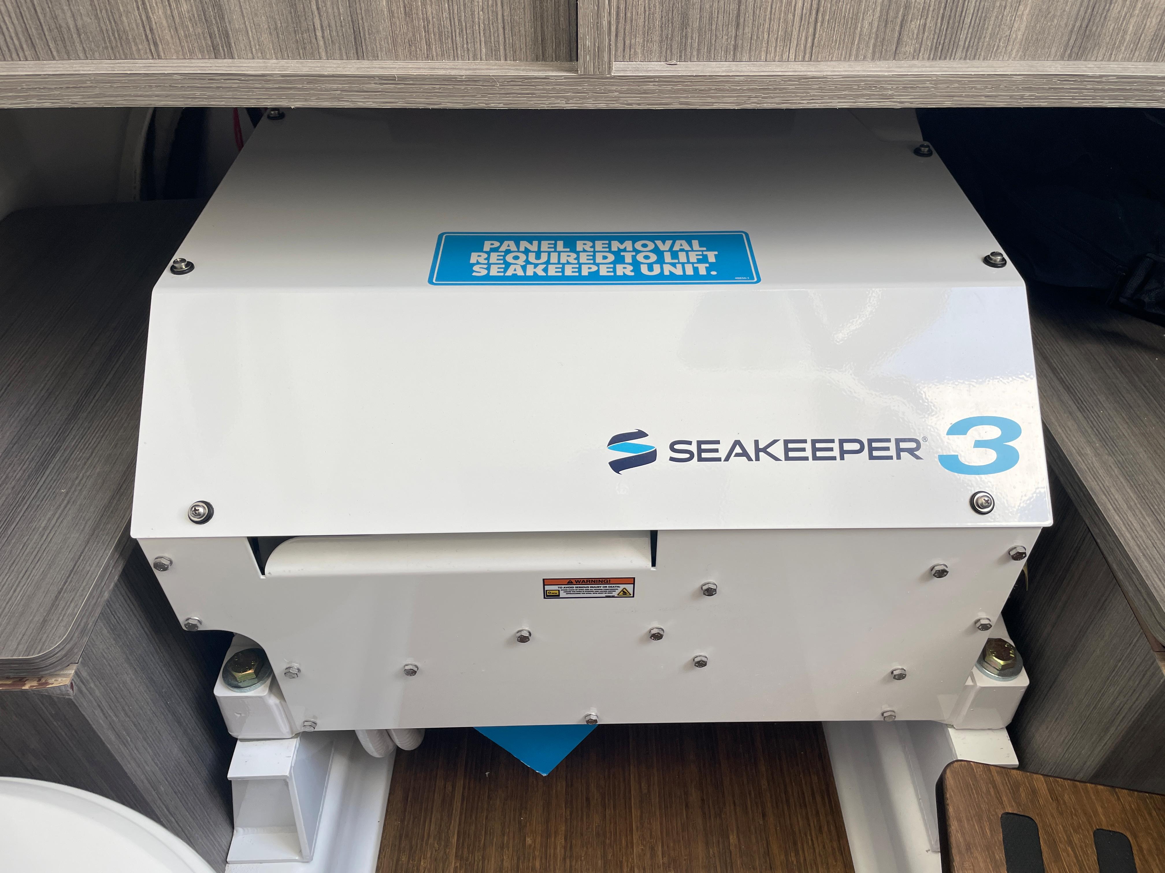 Seakeeper 3 stabilizer installed in 2023 Wellcraft 352 Fisherman boat.
