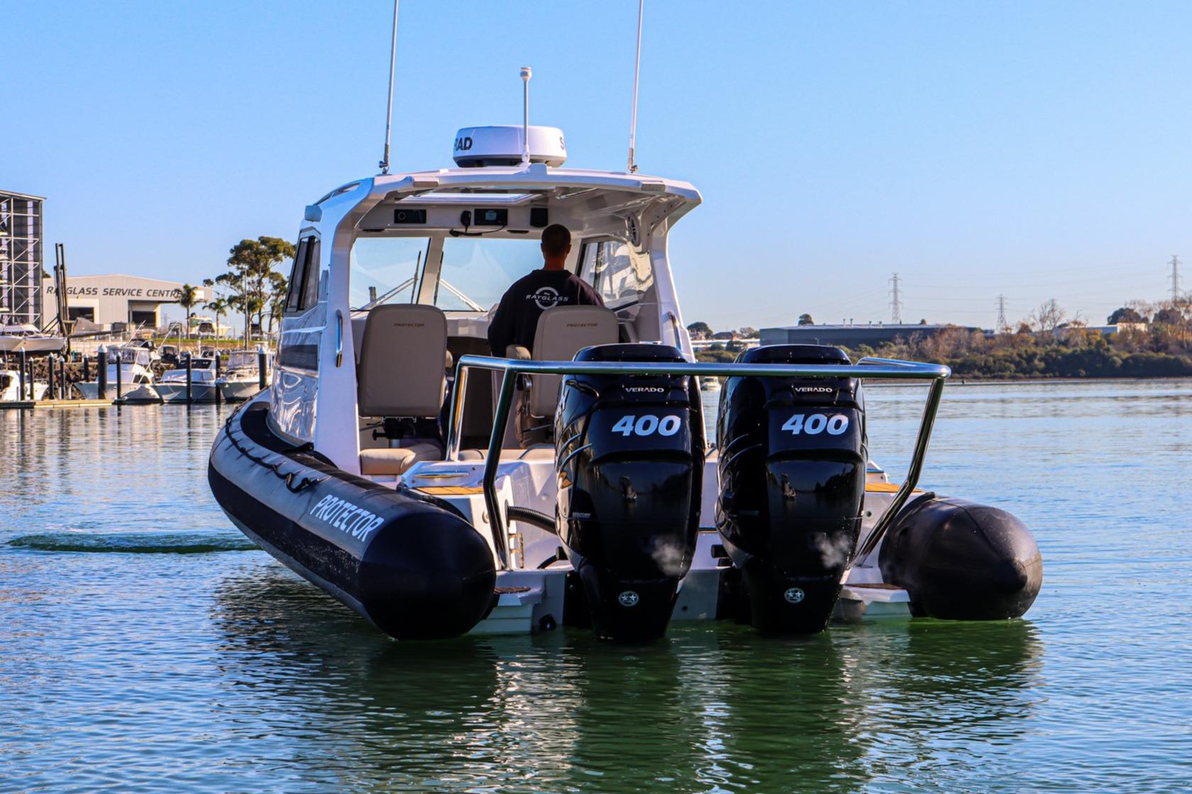 2024 Protector 330 Targa / EQUIPPED / MERC' 400 HP