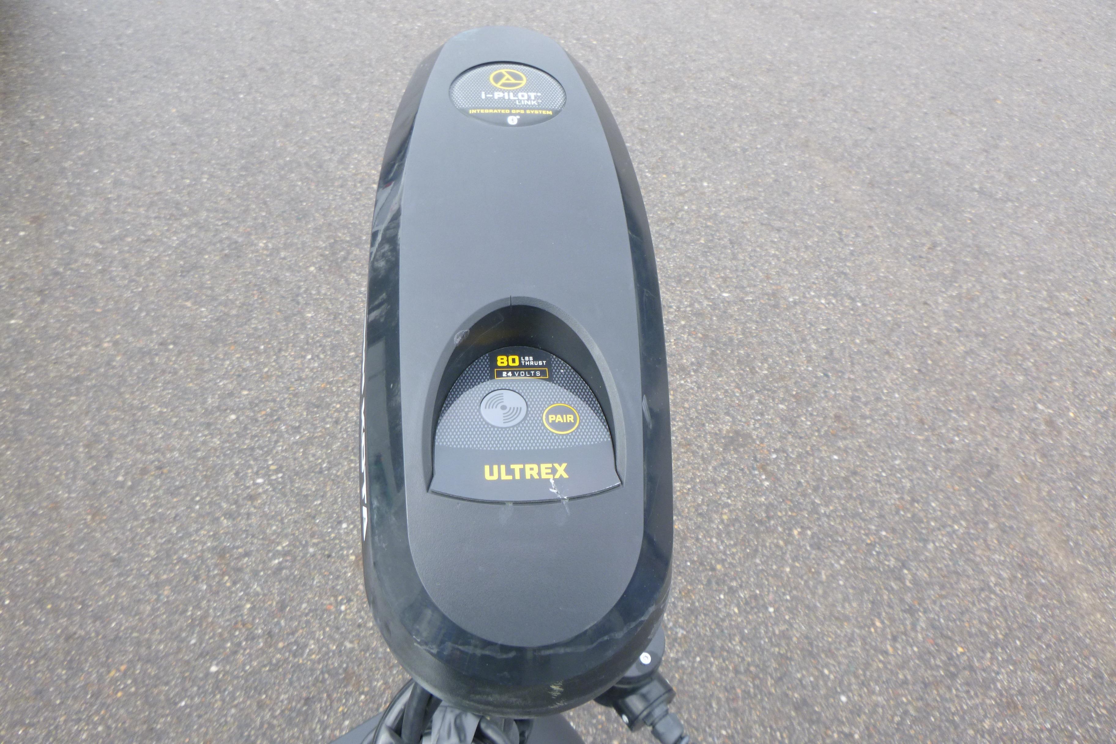 Minn Kota Ultrex trolling motor on 2024 Lowe Roughneck 2070 boat.