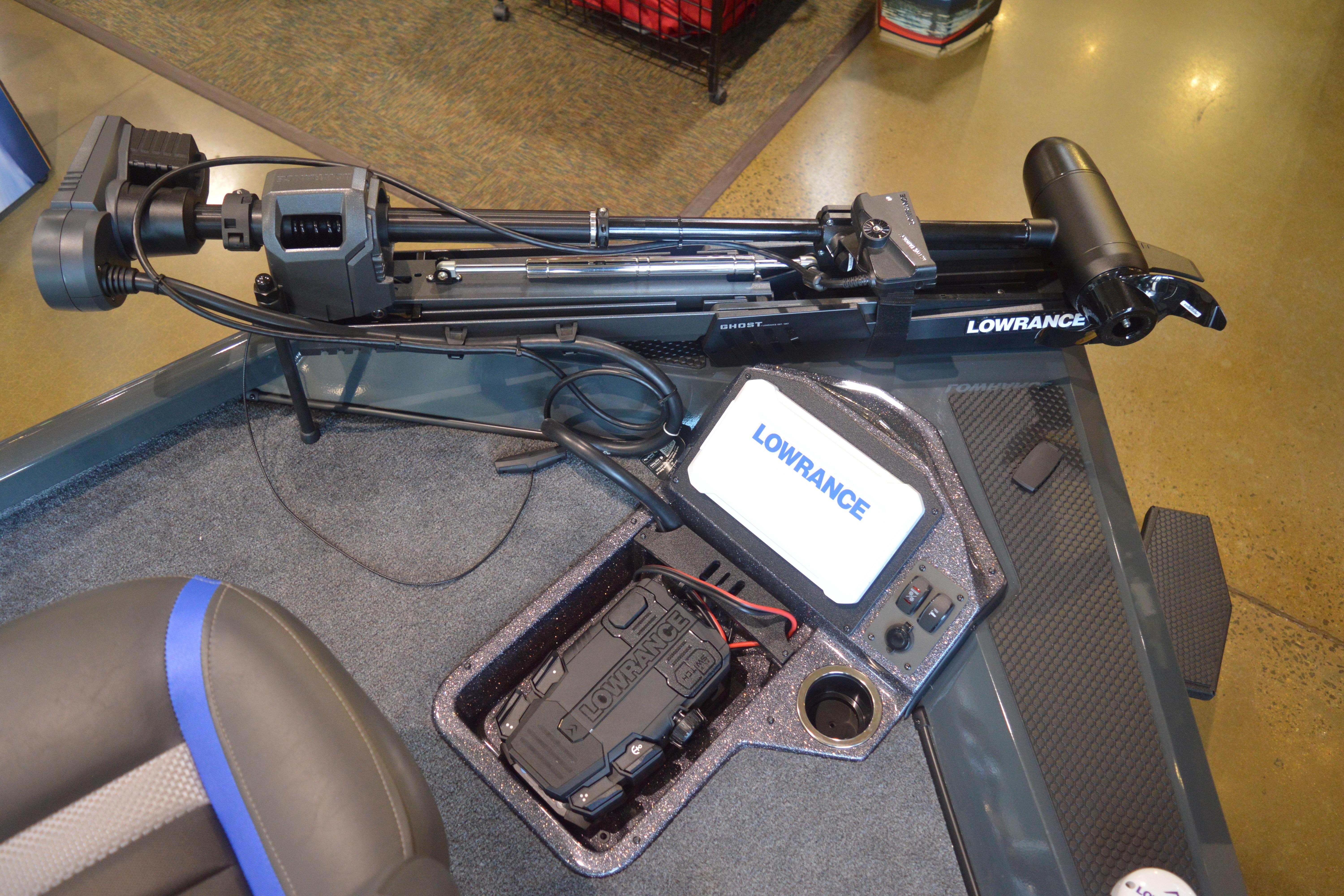2026 Ranger RT188P boat with Lowrance electronics and trolling motor setup.