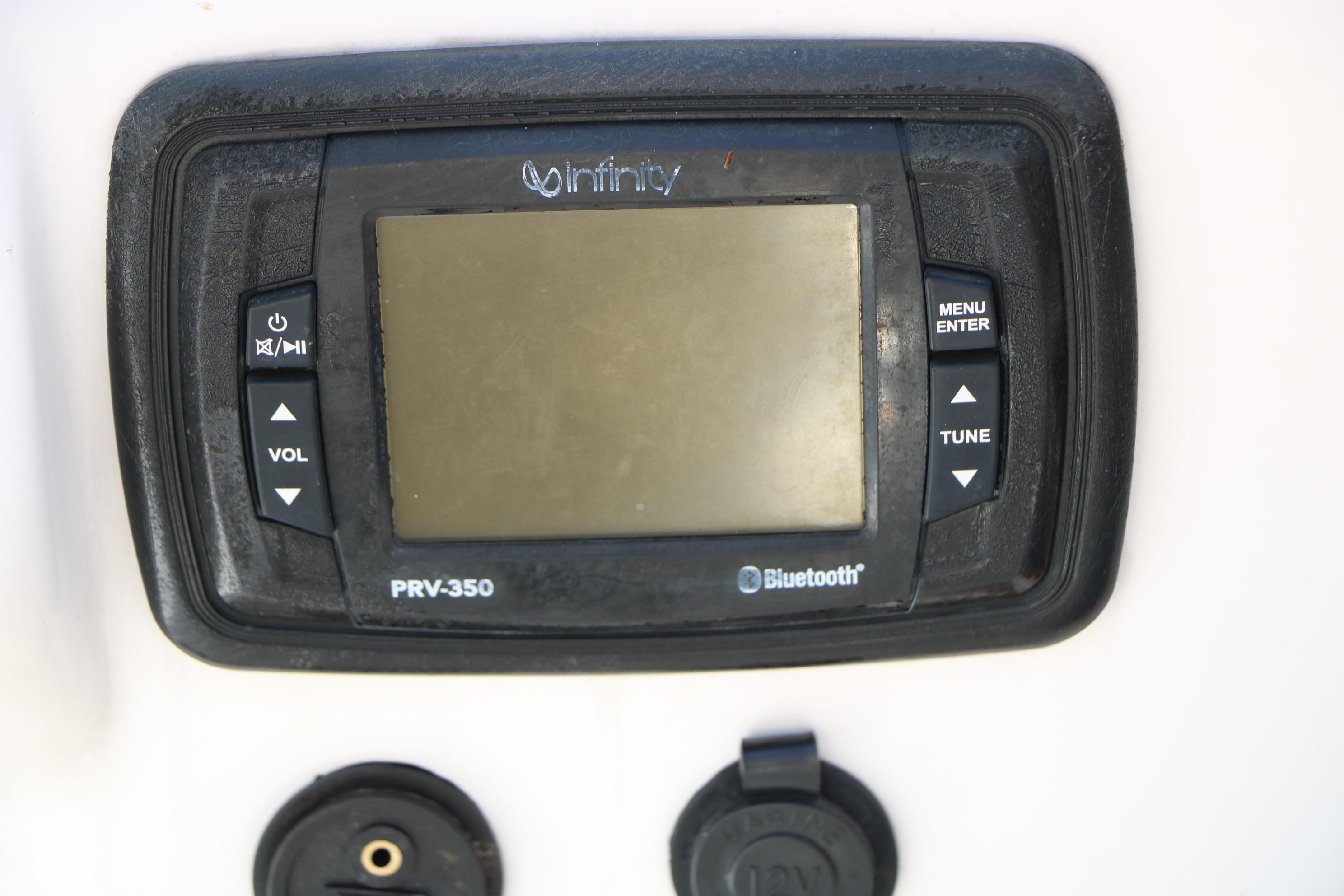 Infinity PRV-350 Bluetooth stereo system on 2017 Sea Fox 226 Traveler boat.