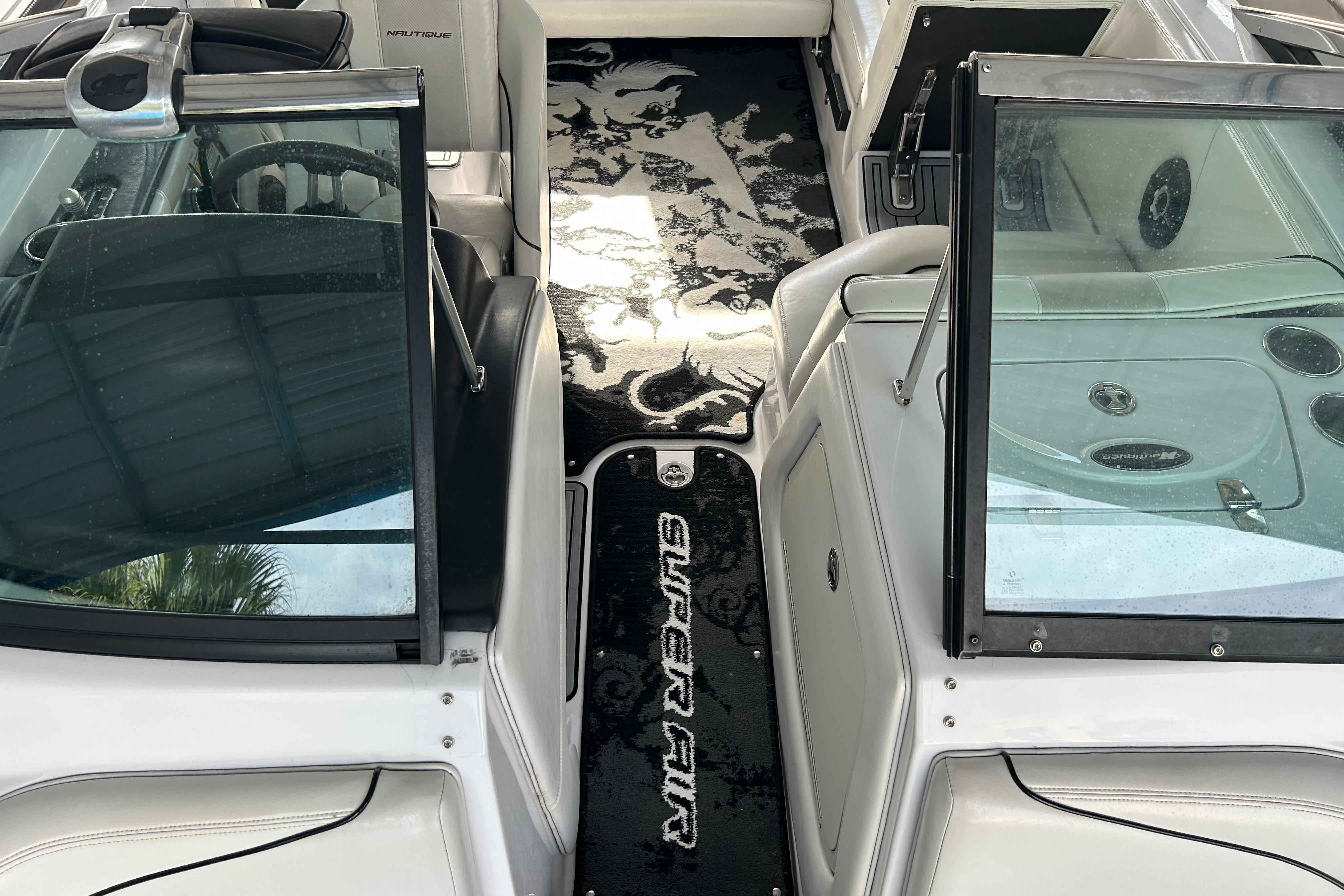 Interior view of 2010 Nautique Super Air Nautique 210 Coastal Edition boat.