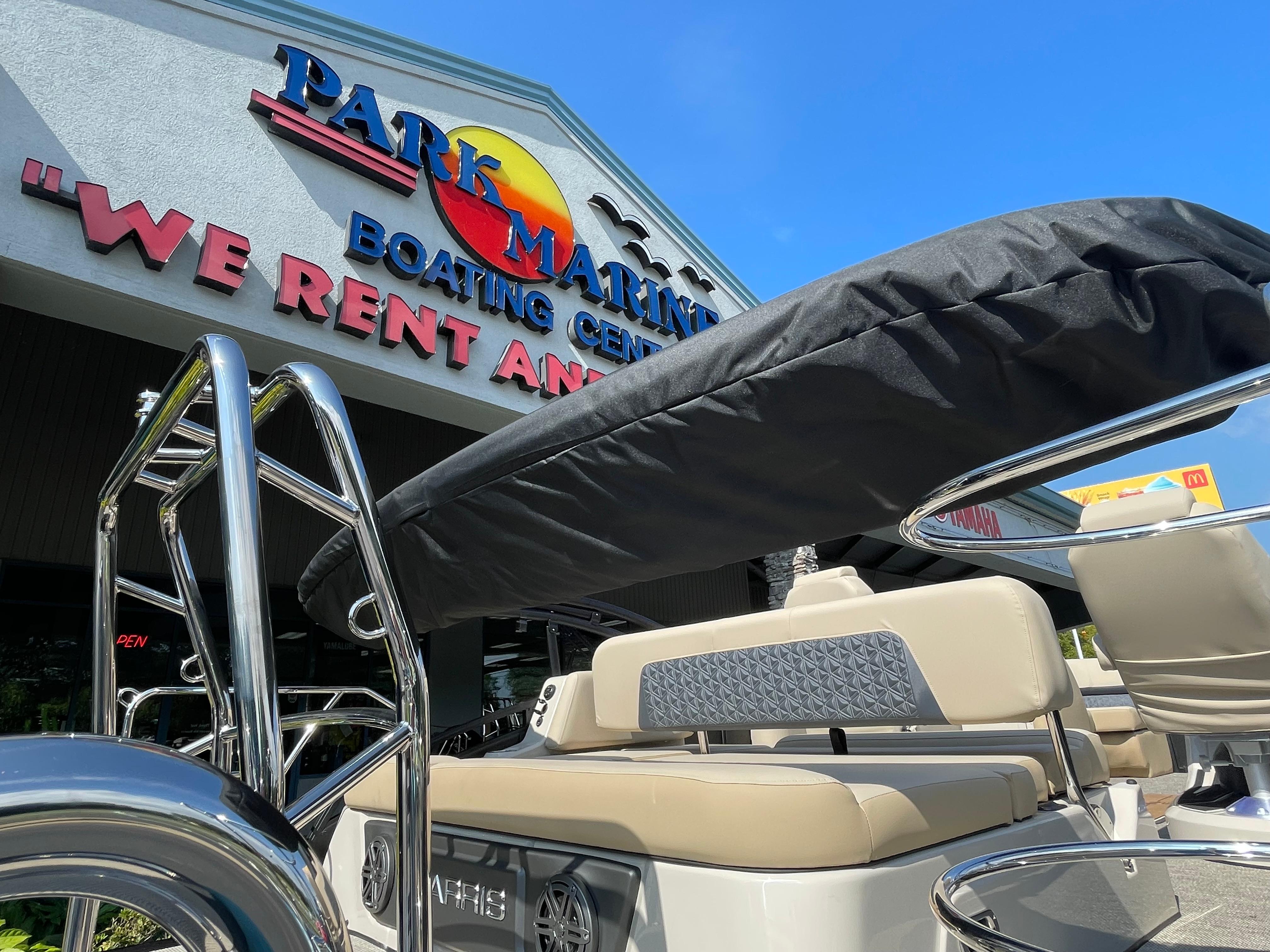 2026 Harris Solstice 230 boat at Park Marine Boating Center rental facility.