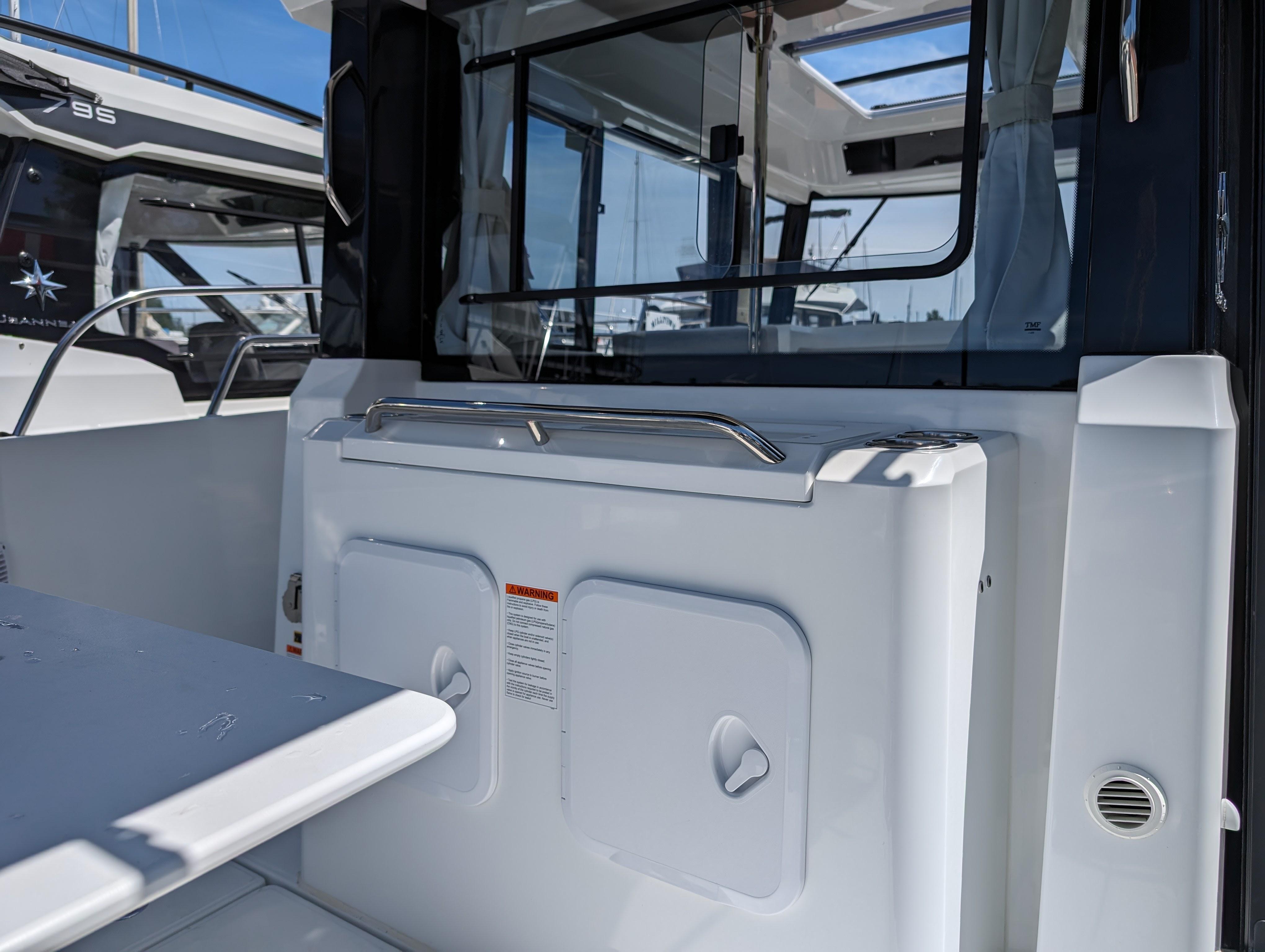 2024 Jeanneau NC Sport 795 Series 2 boat interior with sleek design and modern features.