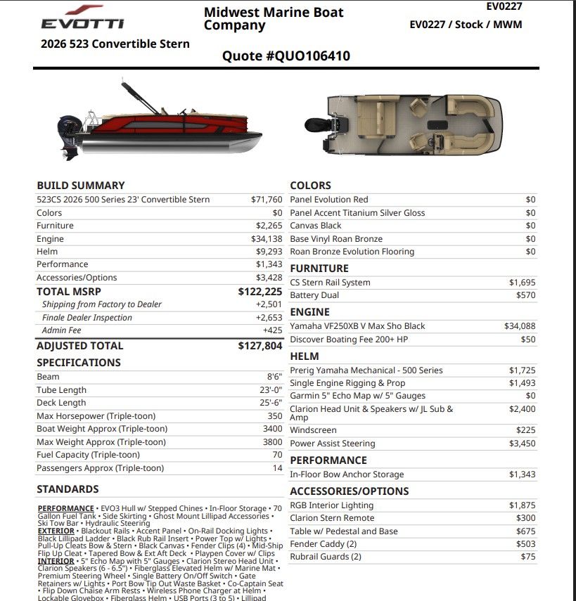 2027 Evotti 523 CS - 2