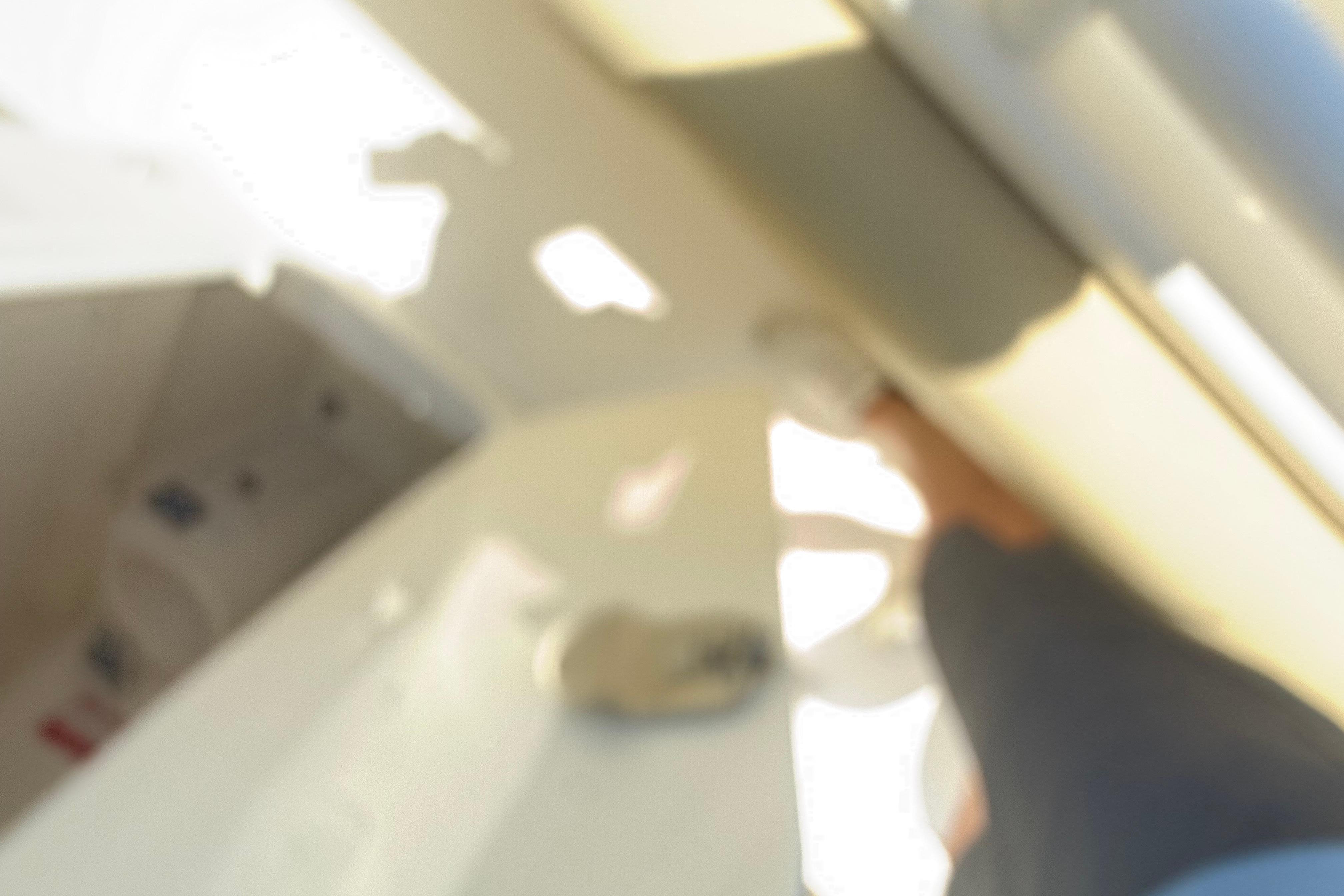 Blurry interior view of a 2019 Key West Billistic 281 Center Console boat.