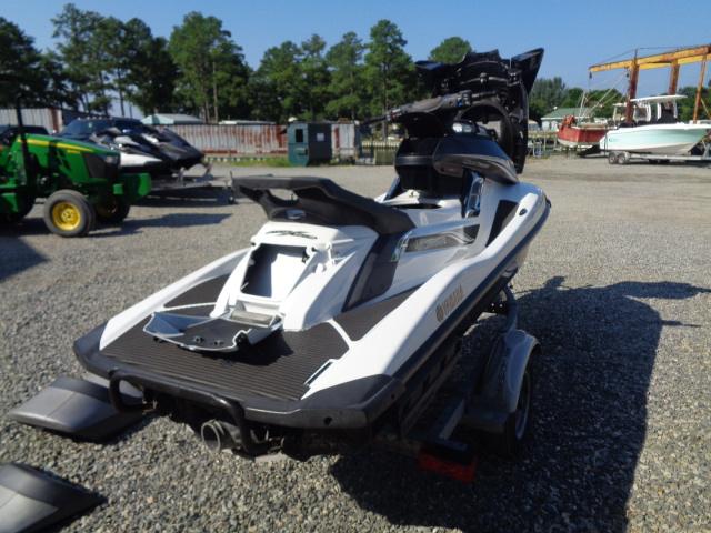 2015 Yamaha WaveRunner FX Cruiser H/O on trailer in outdoor lot.