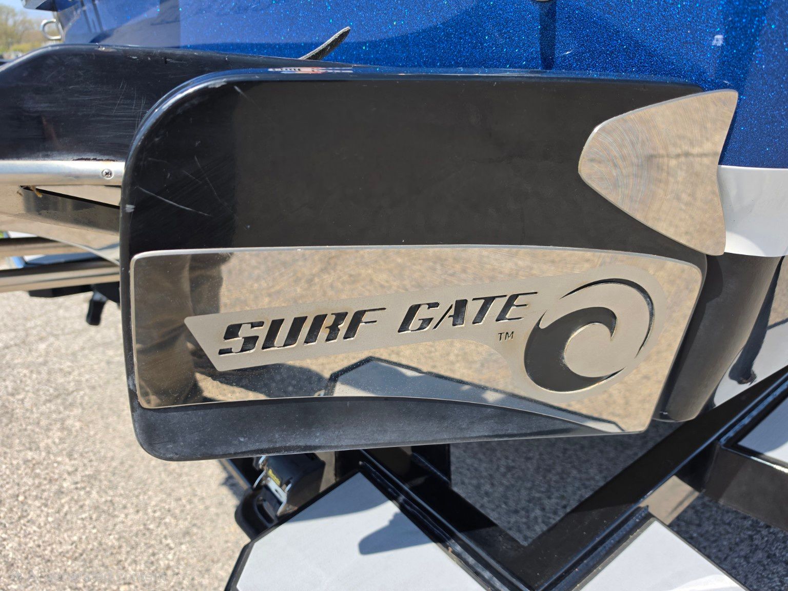 Malibu Wakesetter 24 MXZ 2014 Surf Gate close-up.