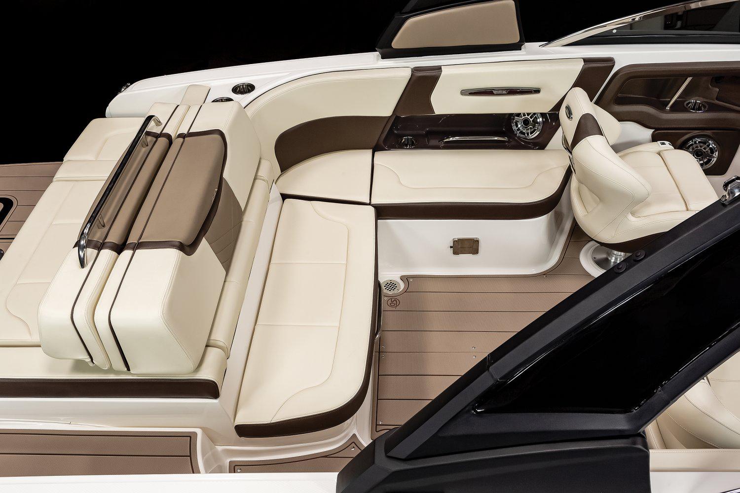 Manufacturer Provided Image: 2023 Chaparral 267 SSX boat interior with luxurious seating and modern design.