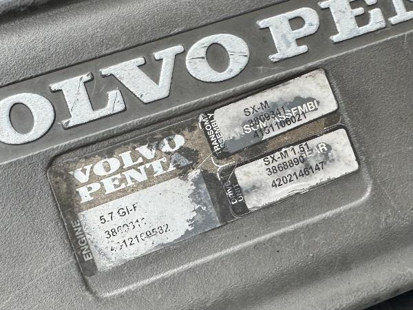 Volvo Penta engine label on 2006 Larson LXi 248 boat.