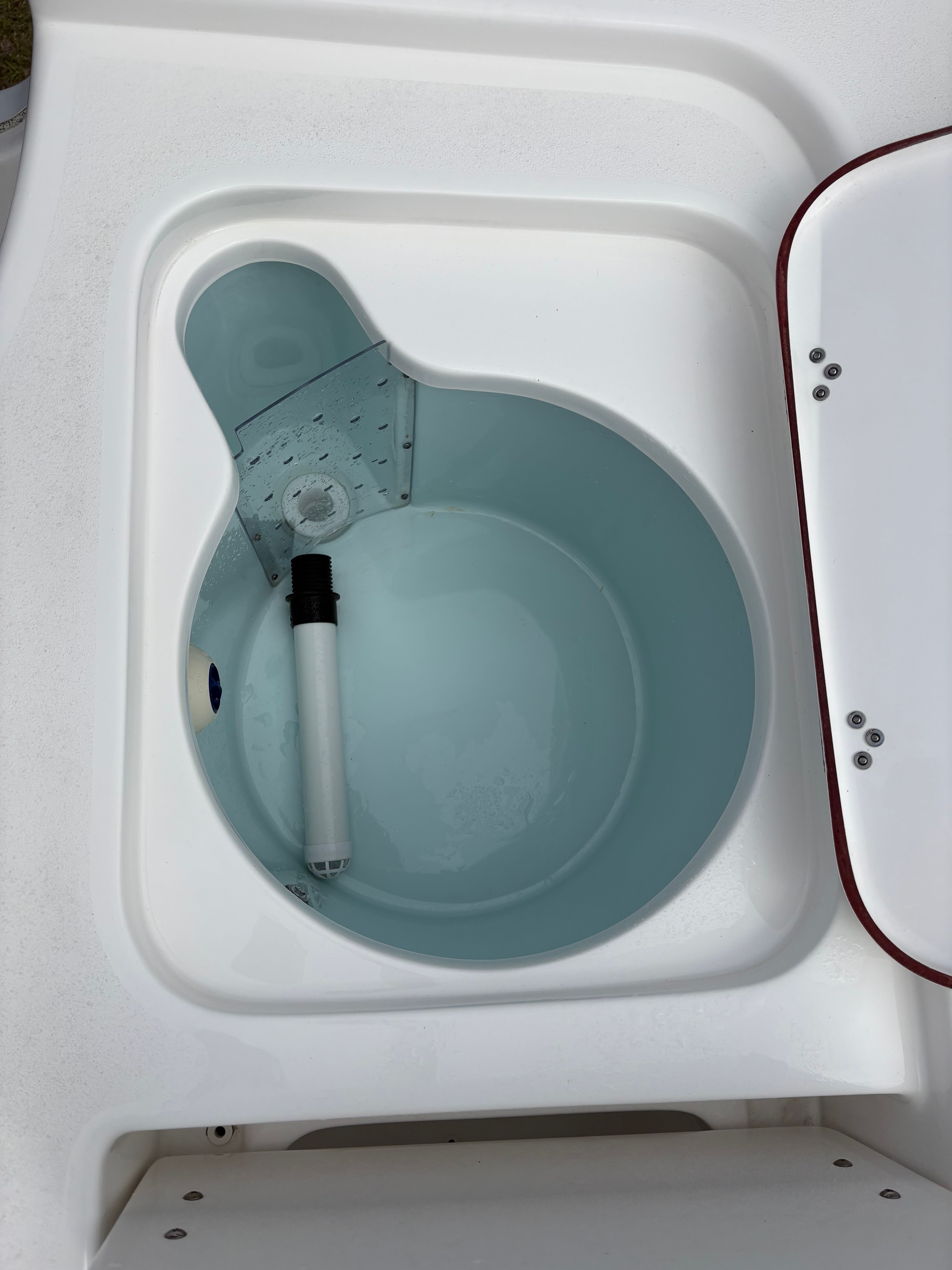 Interior view of a 2025 Sea Pro 230 Bay boat.