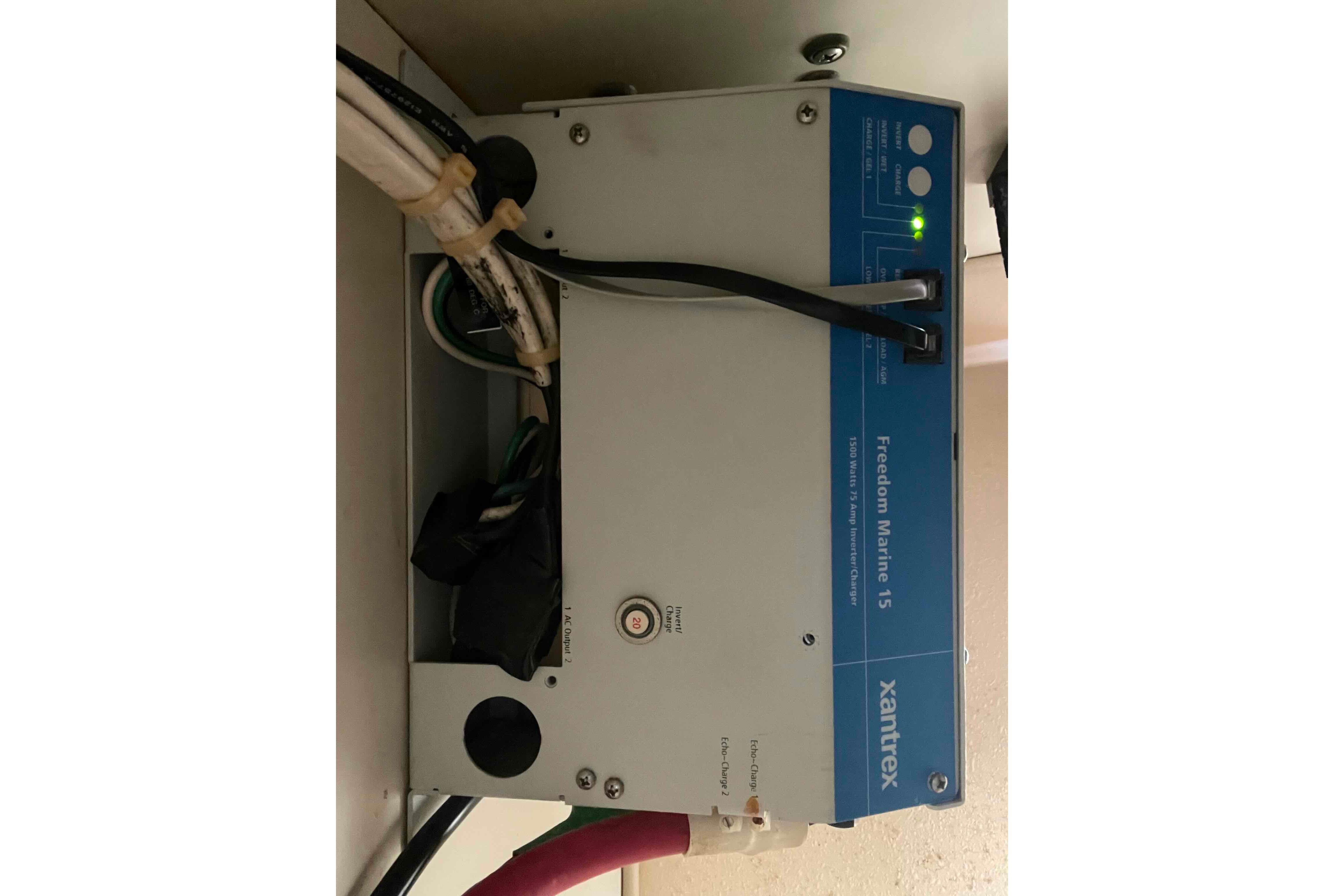 Xantrex Freedom Marine 15 inverter on 1989 Island Packet 35 sailboat.