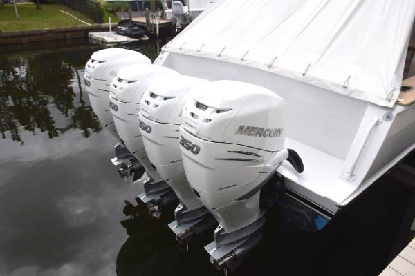 Transom with Cockpit fly cover
