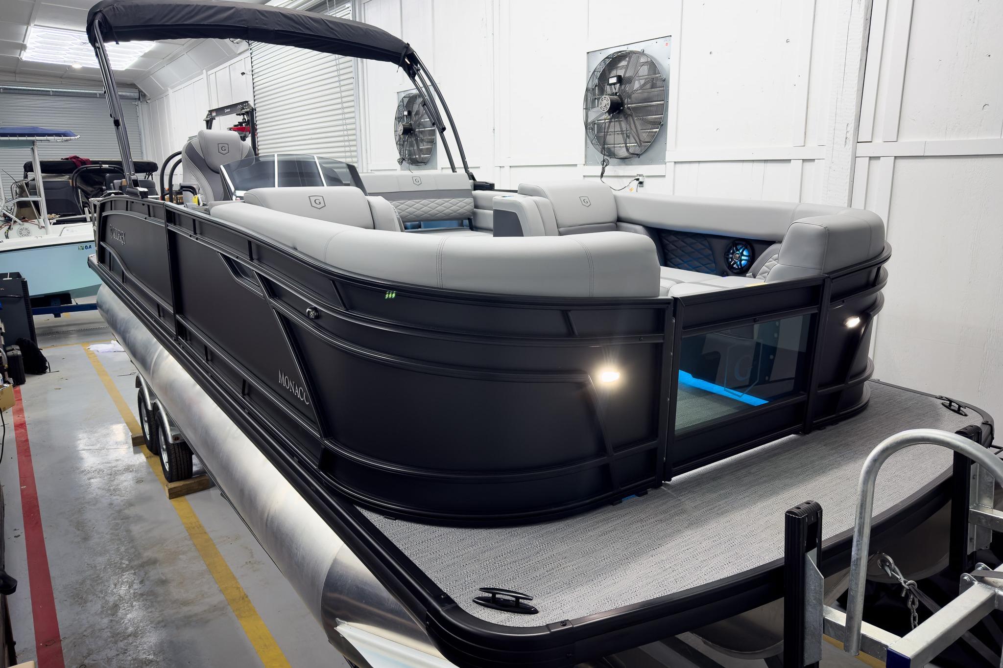 2026 Godfrey Monaco 25' Mid-Table Flip Lounge Tritoon - 255 MTF
