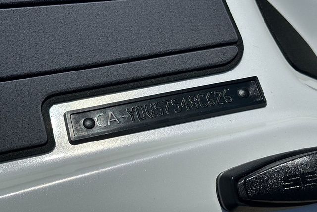 Close-up of a 2026 Sea-Doo GTX LTD 325 with serial number.