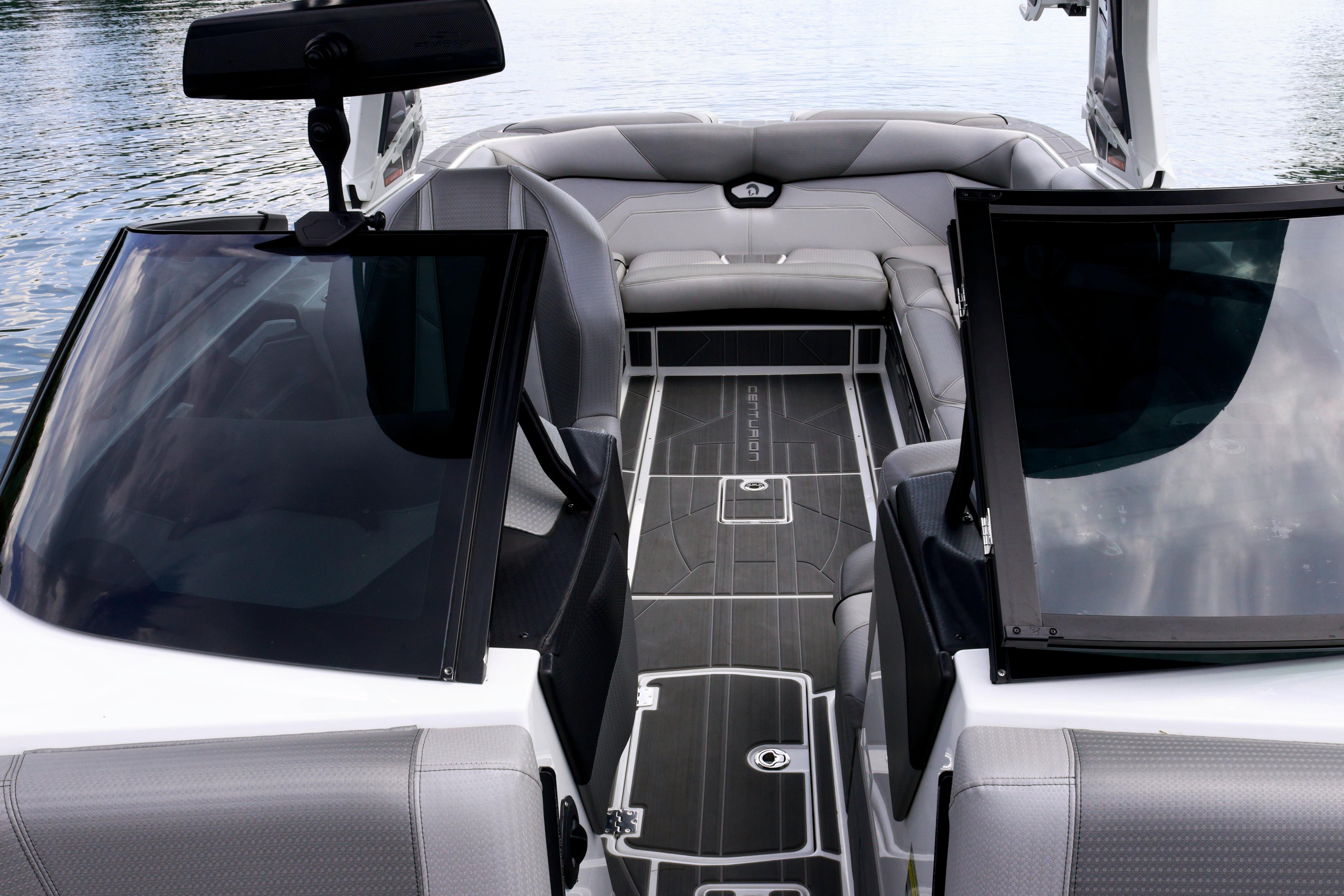 2022 Centurion Ri245 boat interior with sleek seating and modern design.