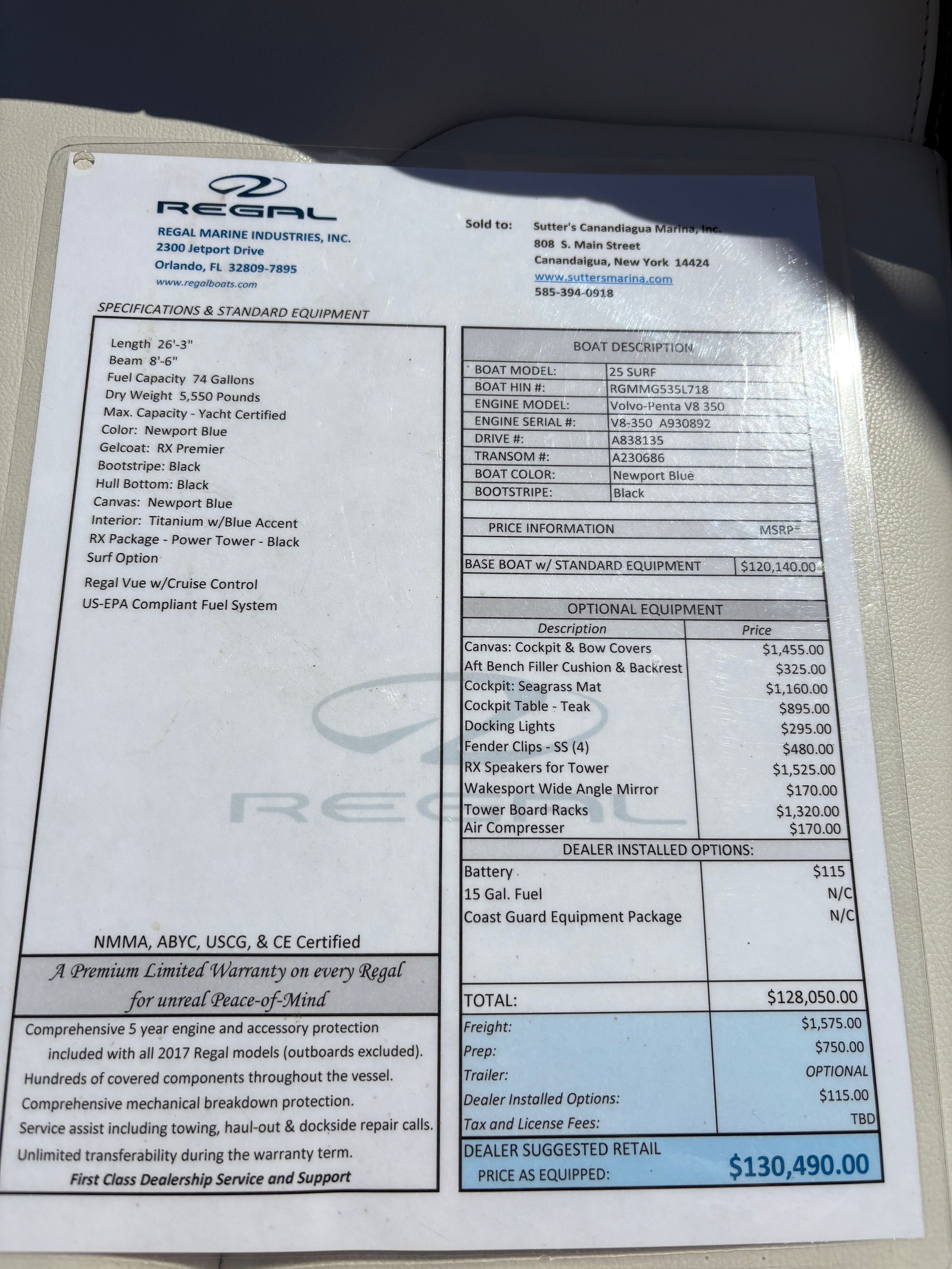 2018 Regal 25 RX Surf - 5