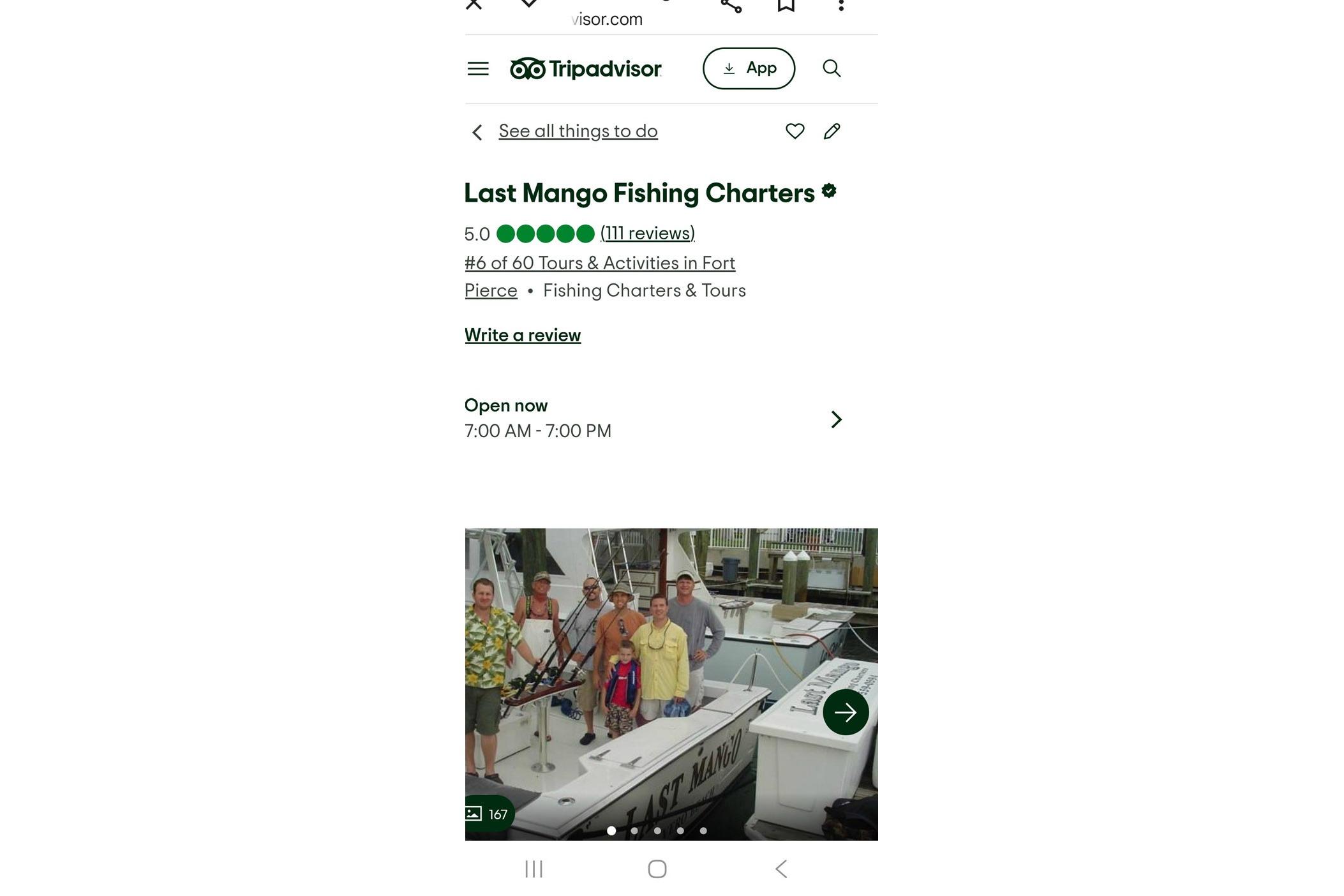 Group on 1987 Young Brothers Custom Sport Fish boat for Last Mango Fishing Charters.