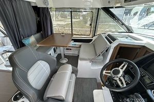 Interior of Jeanneau NC 895 yacht, model year 2021.