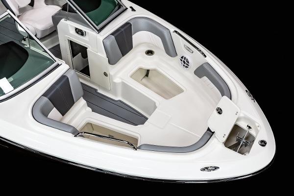 Manufacturer Provided Image: 2025 Chaparral 21 SSi boat interior with sleek seating and modern design.
