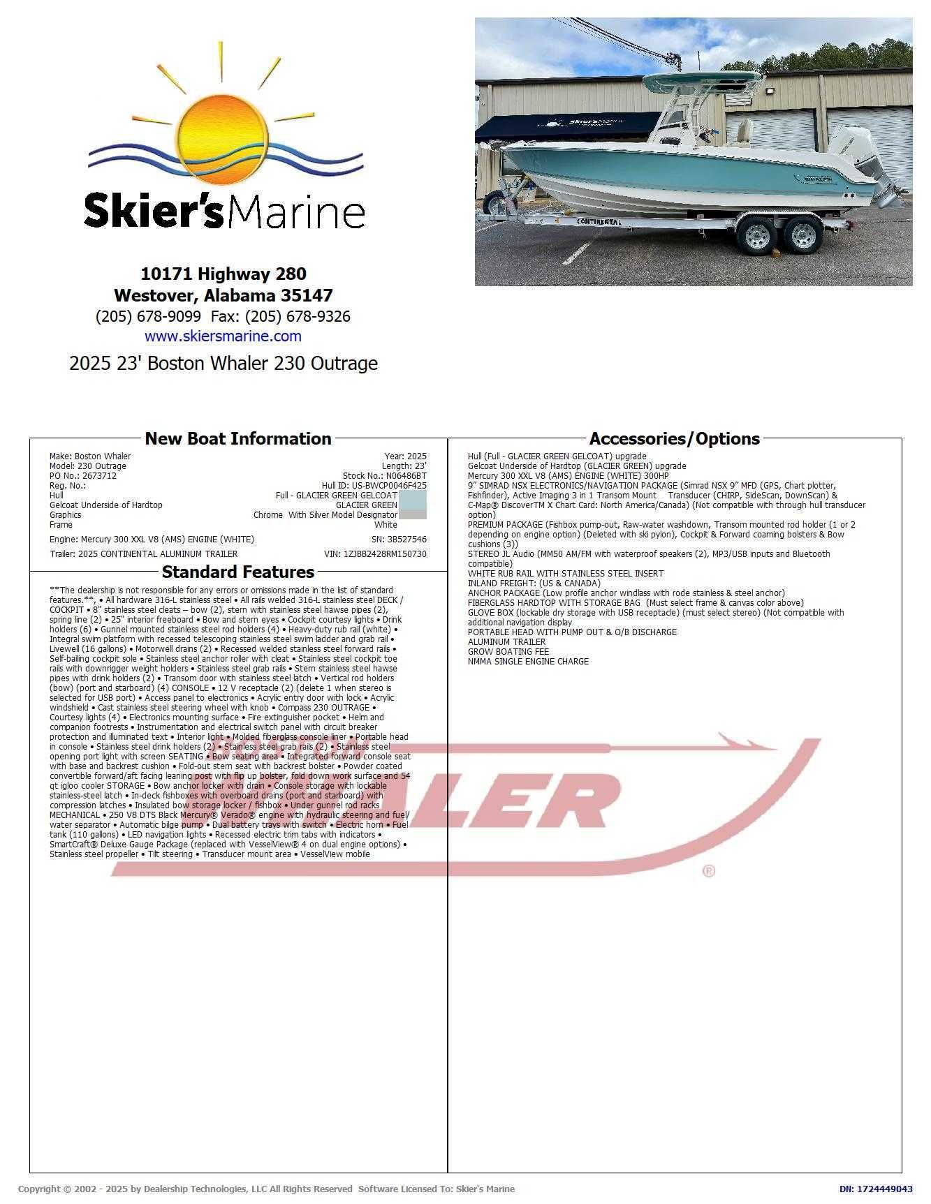 2025 Boston Whaler 230 Outrage - 2