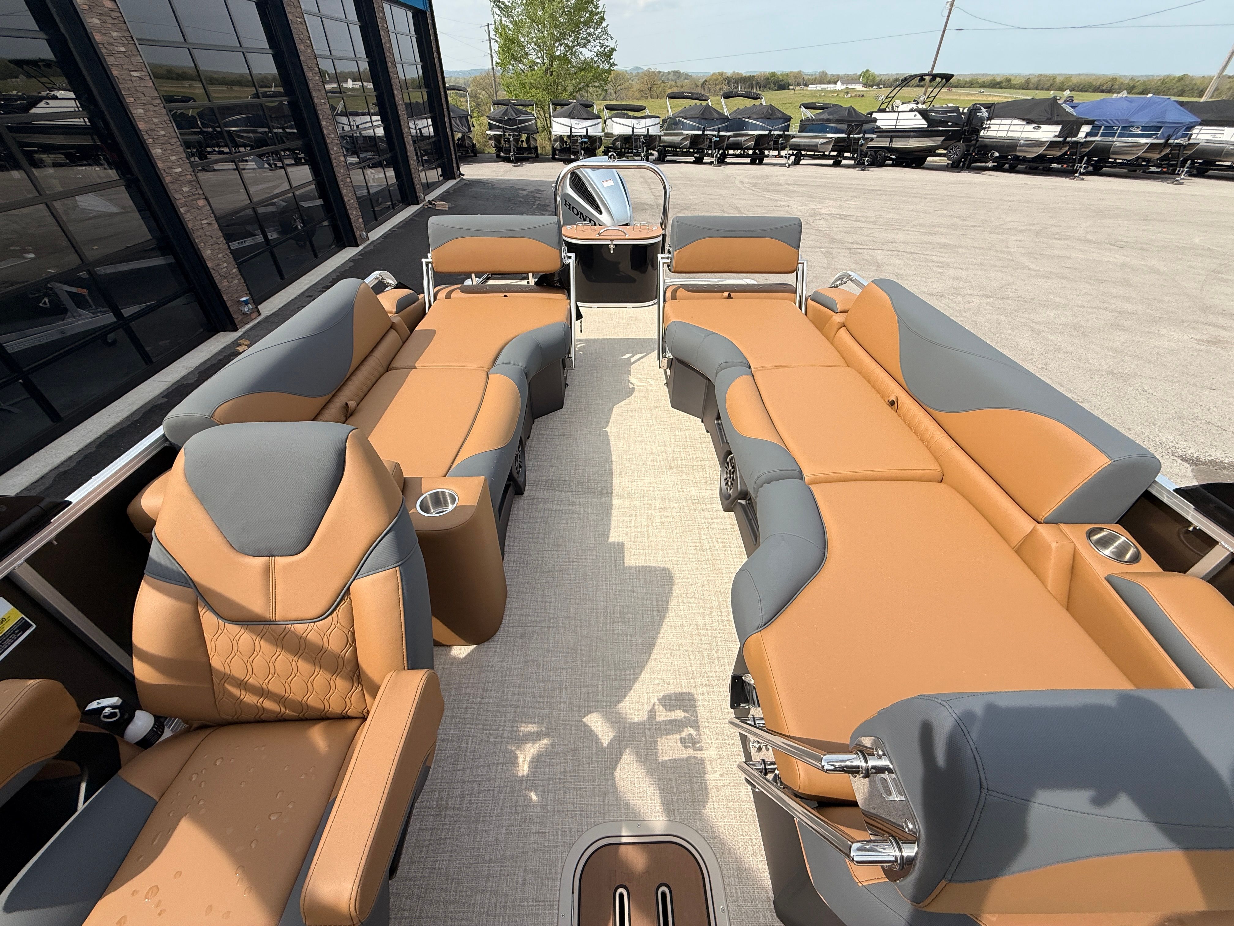 Interior of 2026 Avalon 2385 LSZ with luxurious seating.
