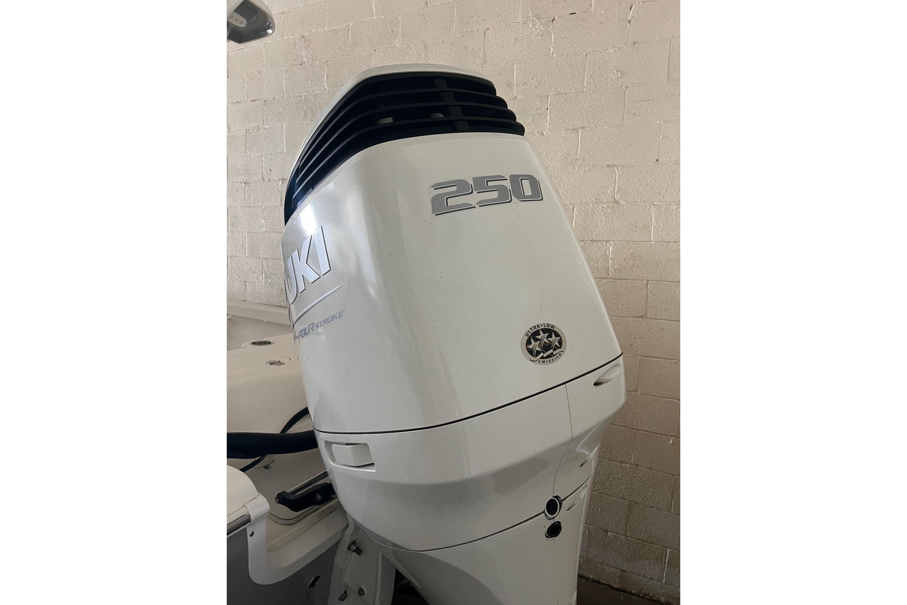 2024 Sea Pro 230 Bay with Suzuki 250 outboard motor, four-stroke engine.