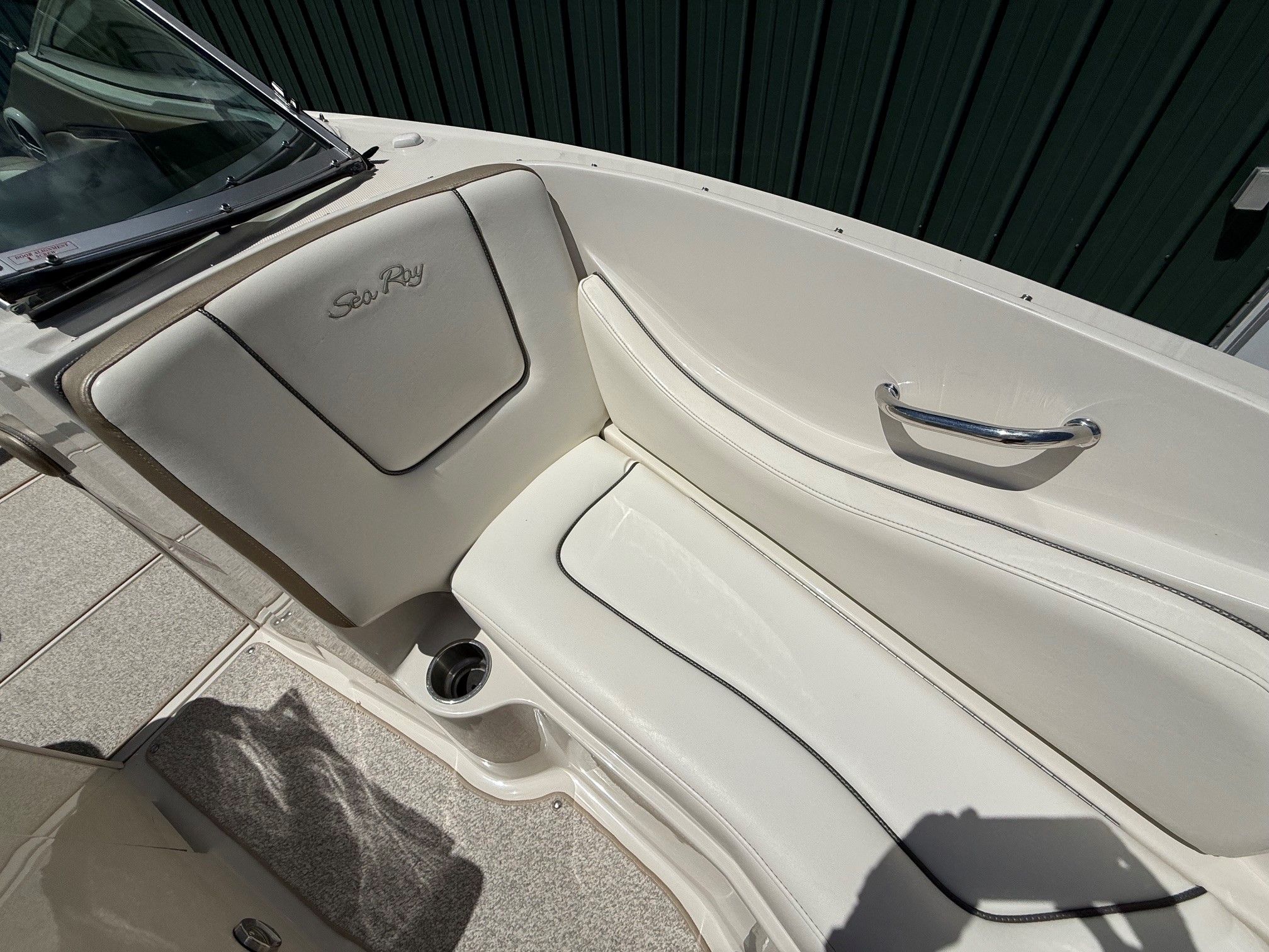 Interior of a 2007 Sea Ray 230 Select boat.